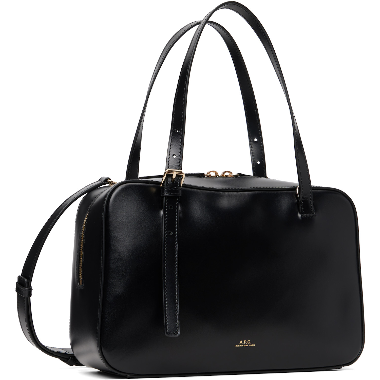  A.p.c. Black Virginie Box Bag 
