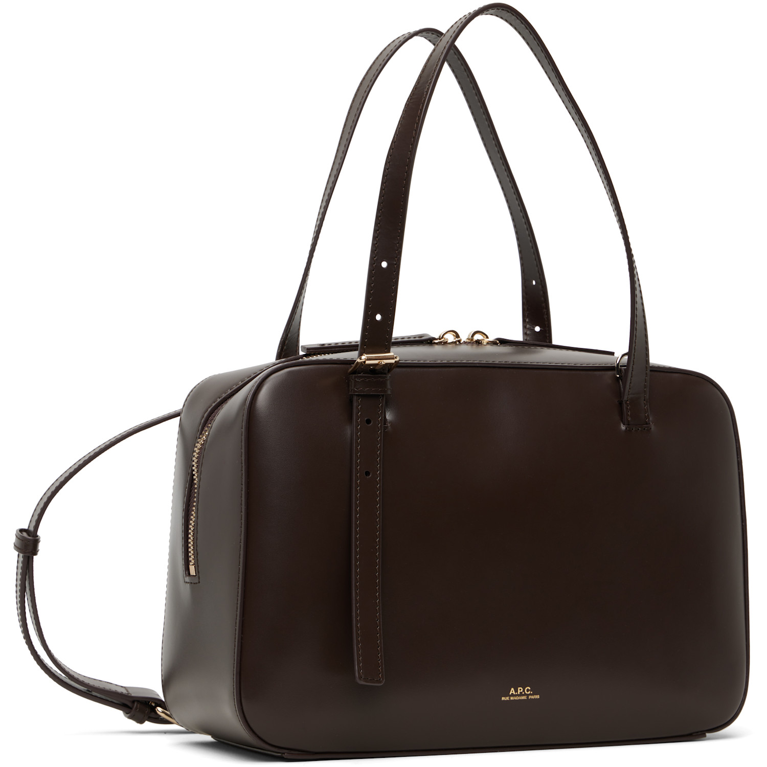 A.p.c. Brown Virginie Box Bag 