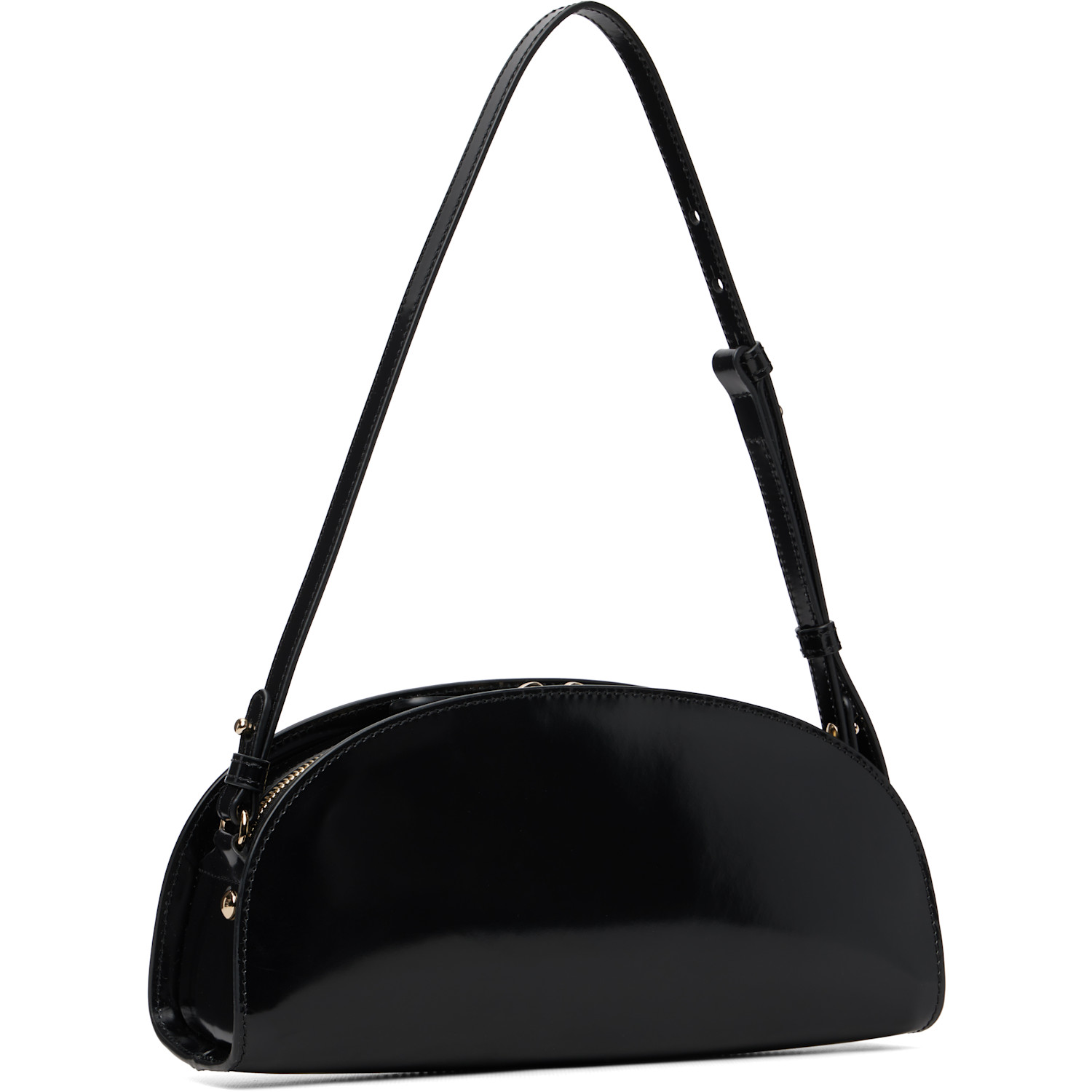  A.p.c. Black Demi-lune Shoulder Bag 