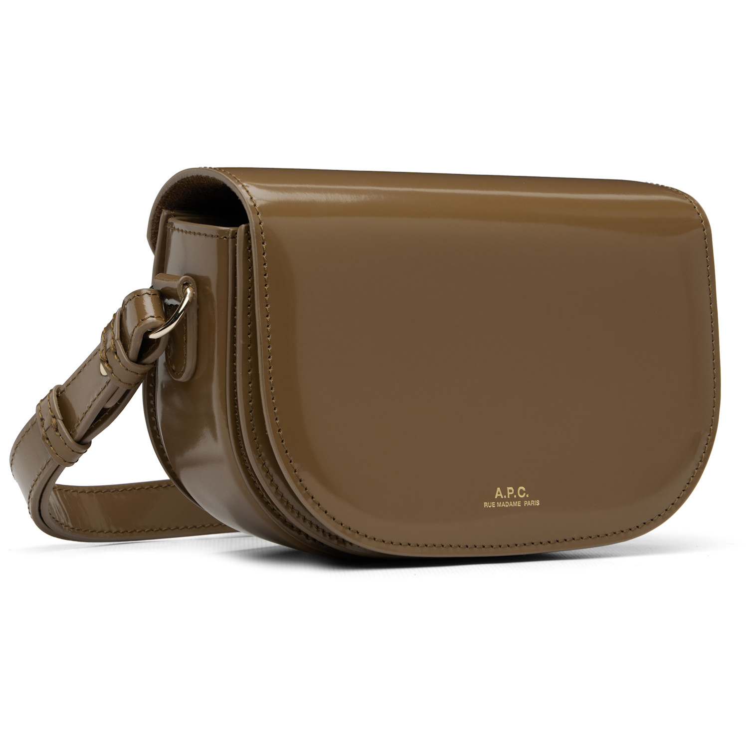  A.p.c. Khaki 'le B Side' Small Bag 