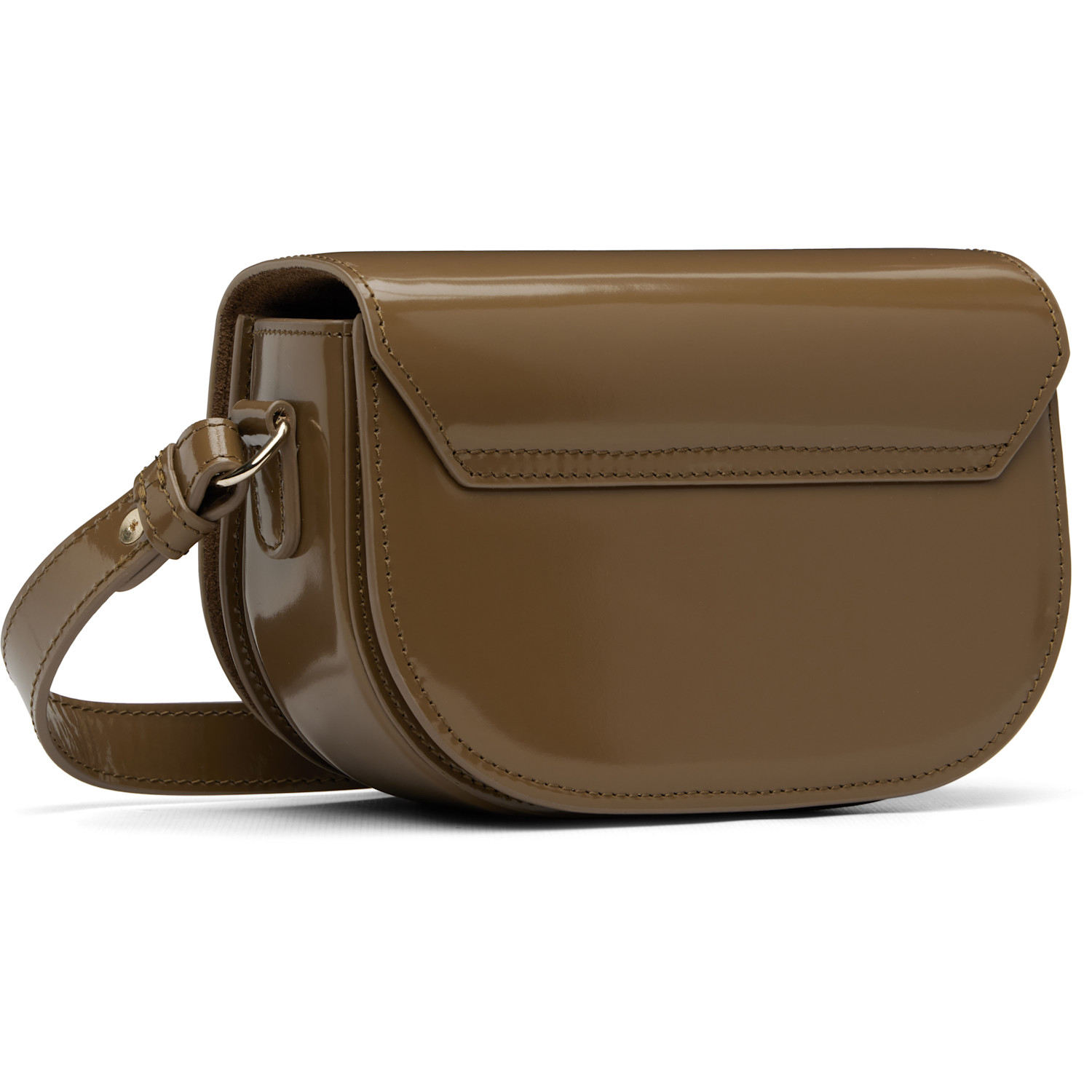  A.p.c. Khaki 'le B Side' Small Bag 
