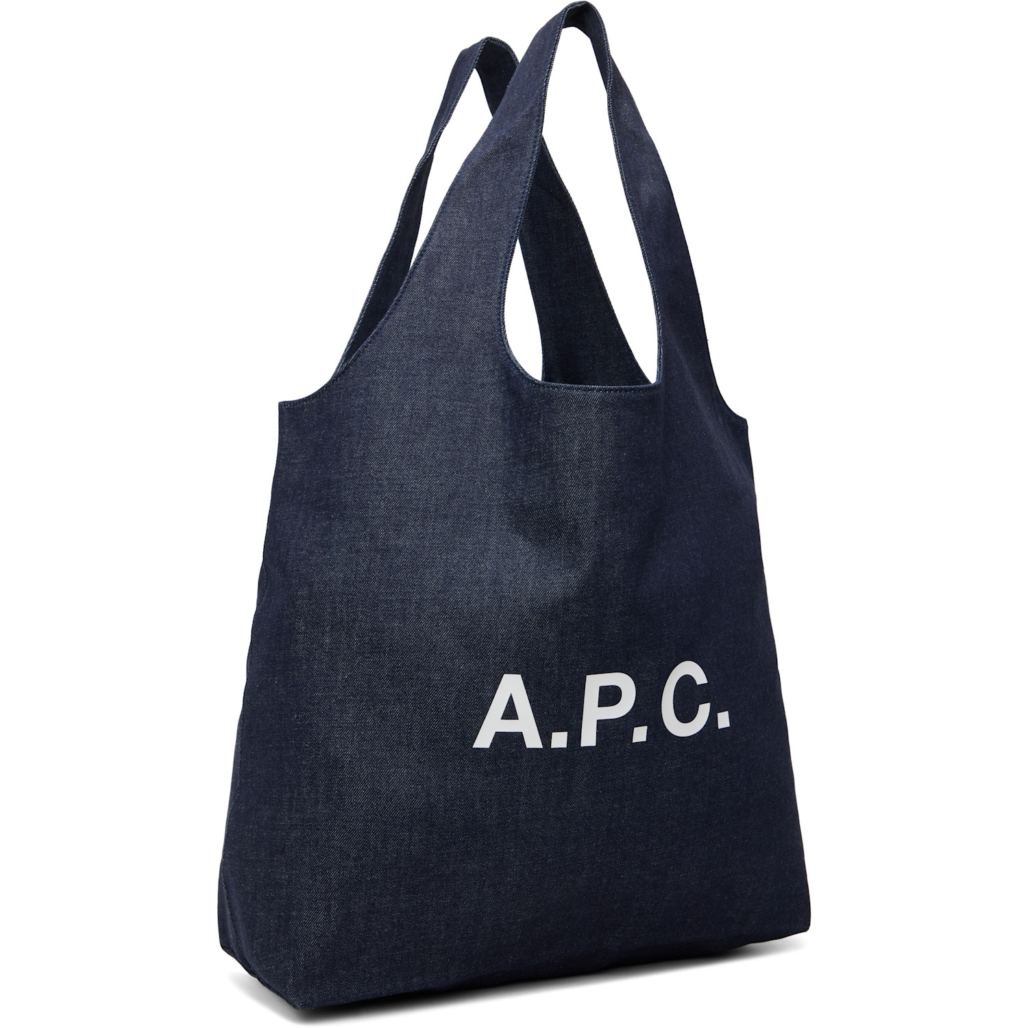  A.p.c. Navy Ninon Denim Tote 