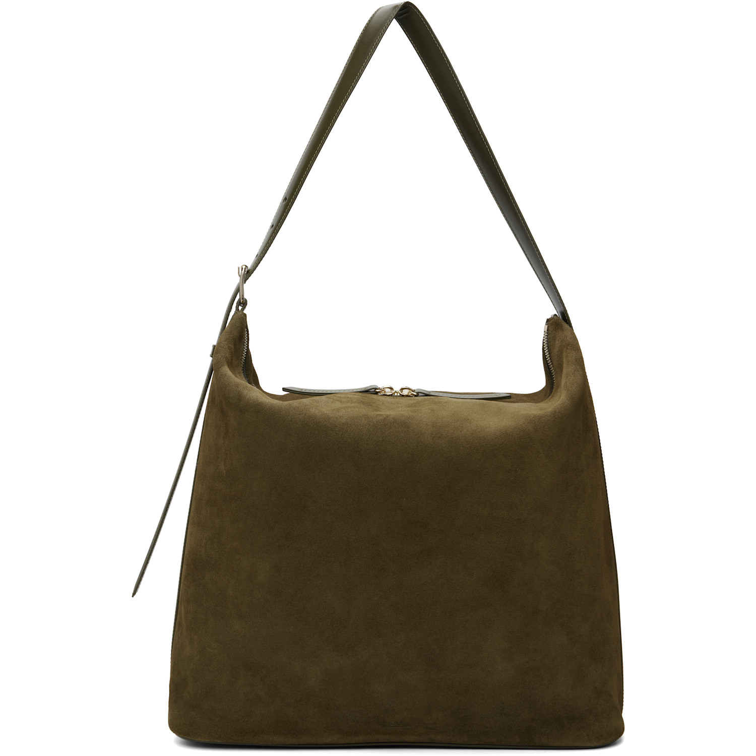A.P.C. Khaki Vera Maxi Tote