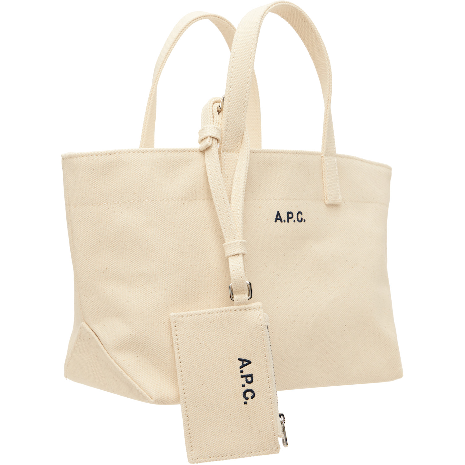  A.p.c. Off-white 'le Drummer' Toile Small Tote 