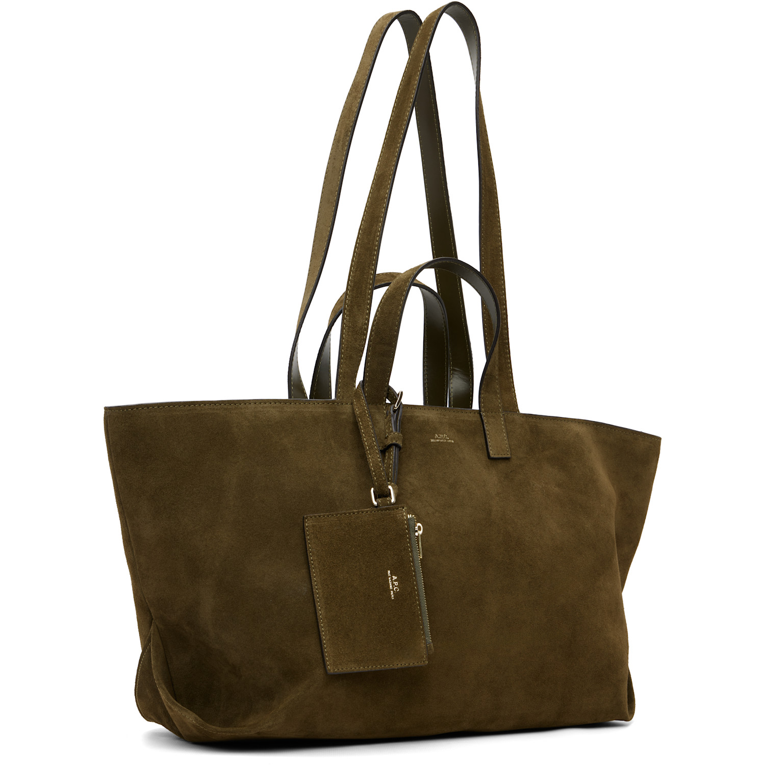  A.p.c. Khaki 'le Drummer' Tote 