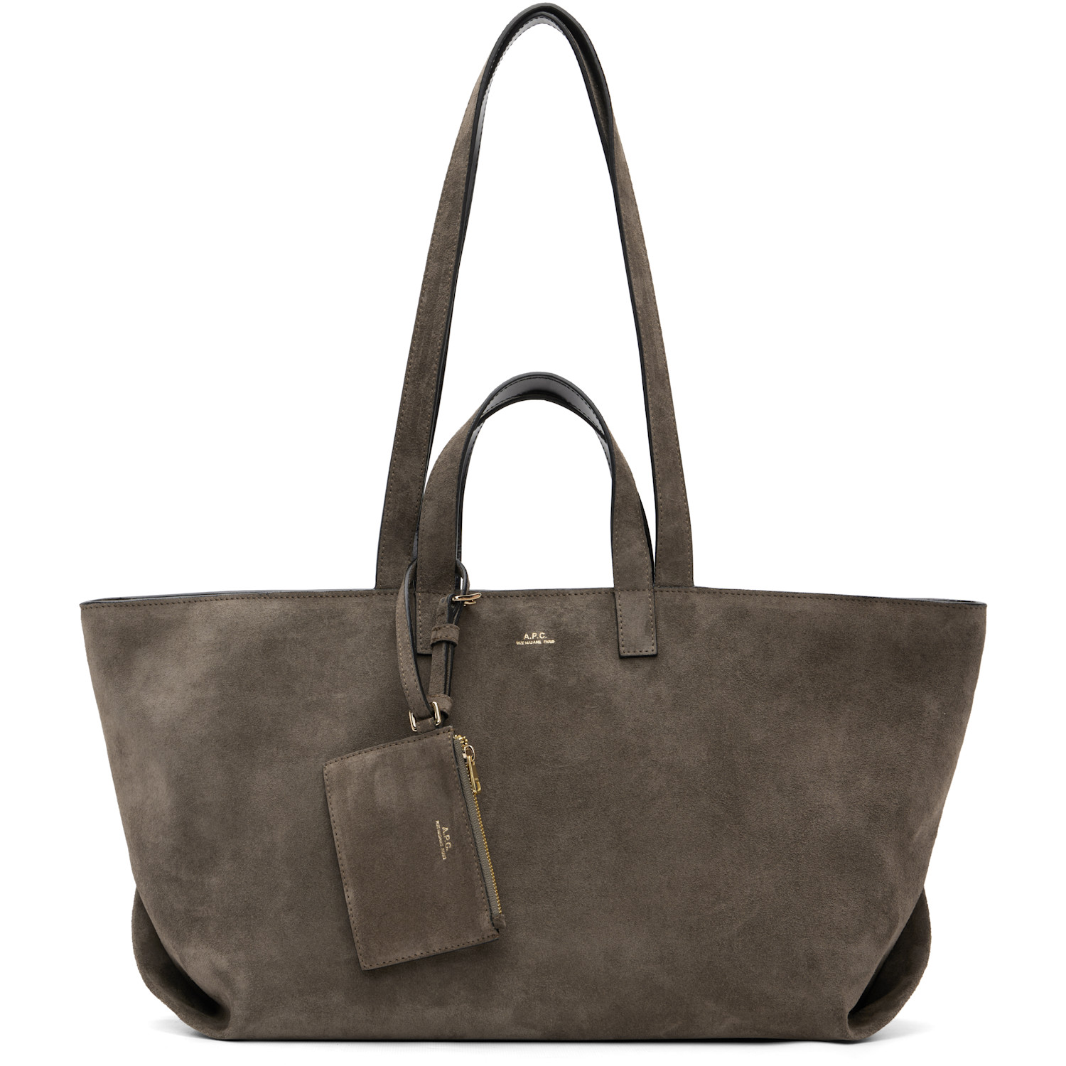A.P.C. Taupe 'Le Drummer' Tote