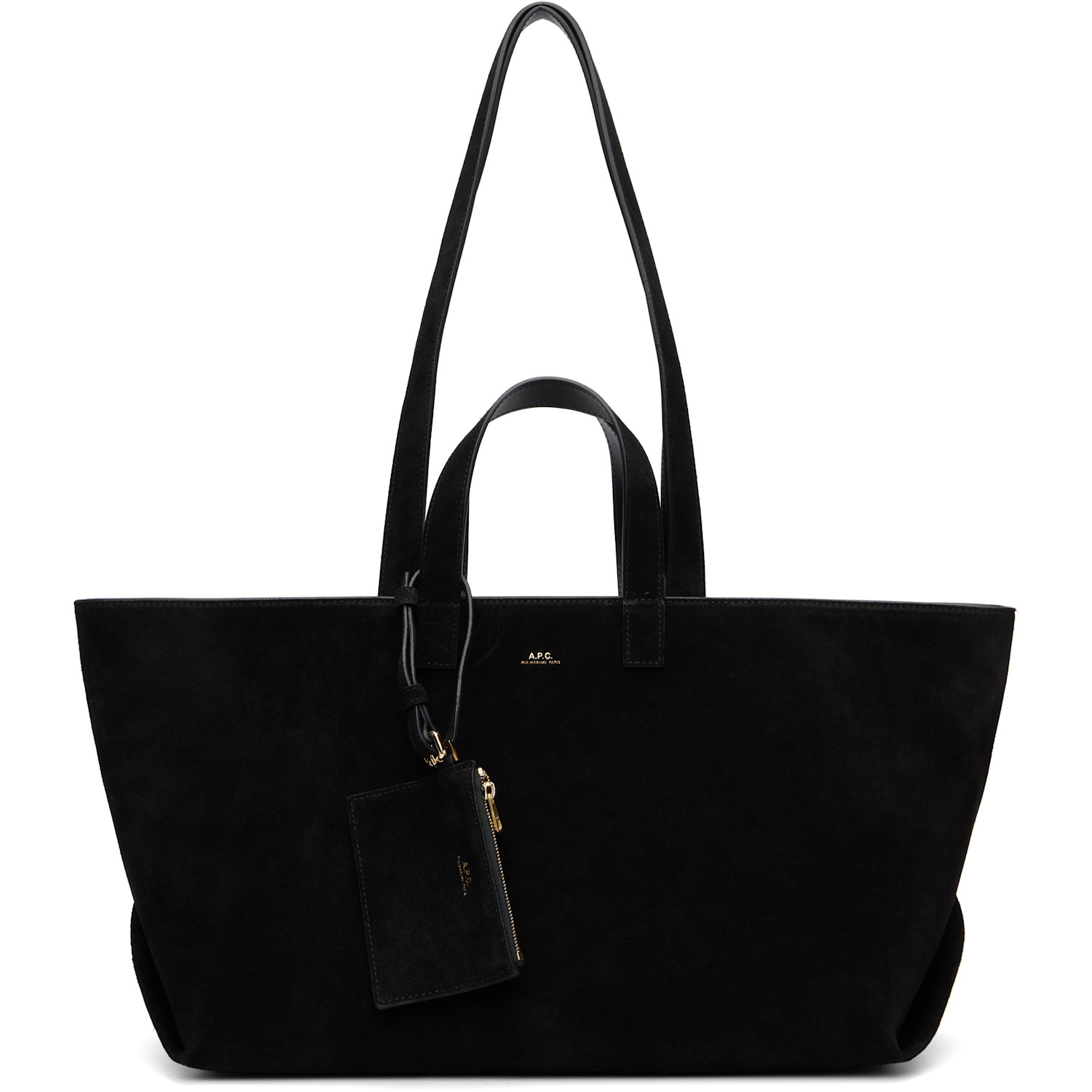 A.P.C. Black 'Le Drummer' Tote