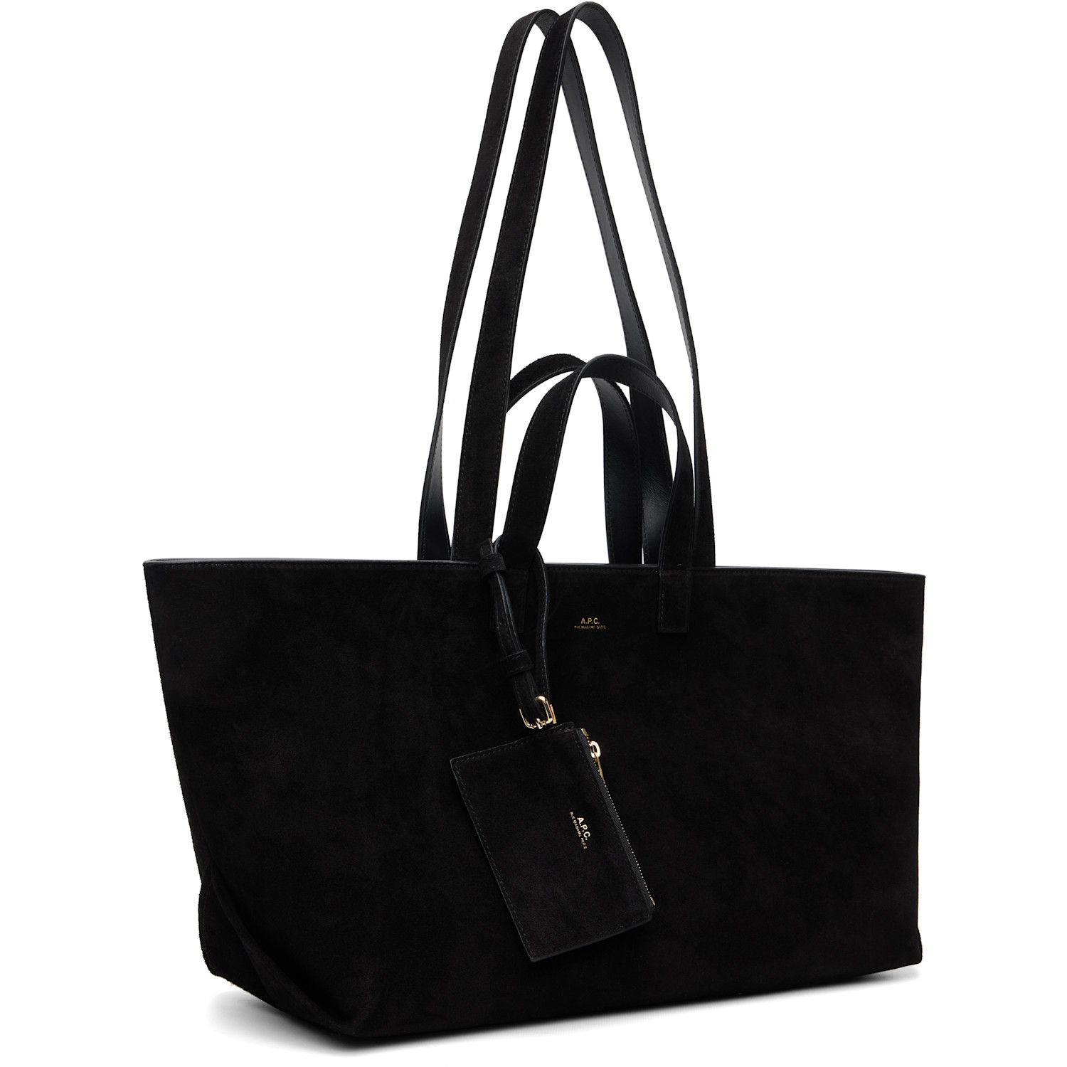  A.p.c. Black 'le Drummer' Tote 