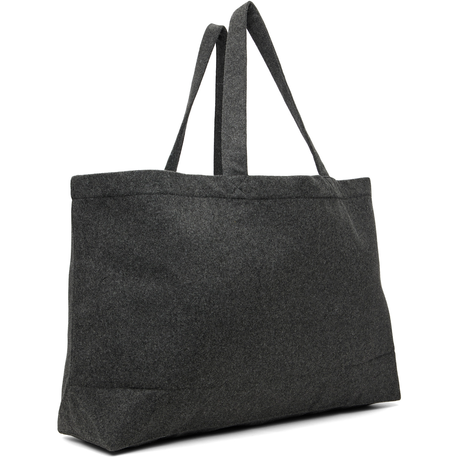  A.p.c. Gray Trapèze Shopping Tote 
