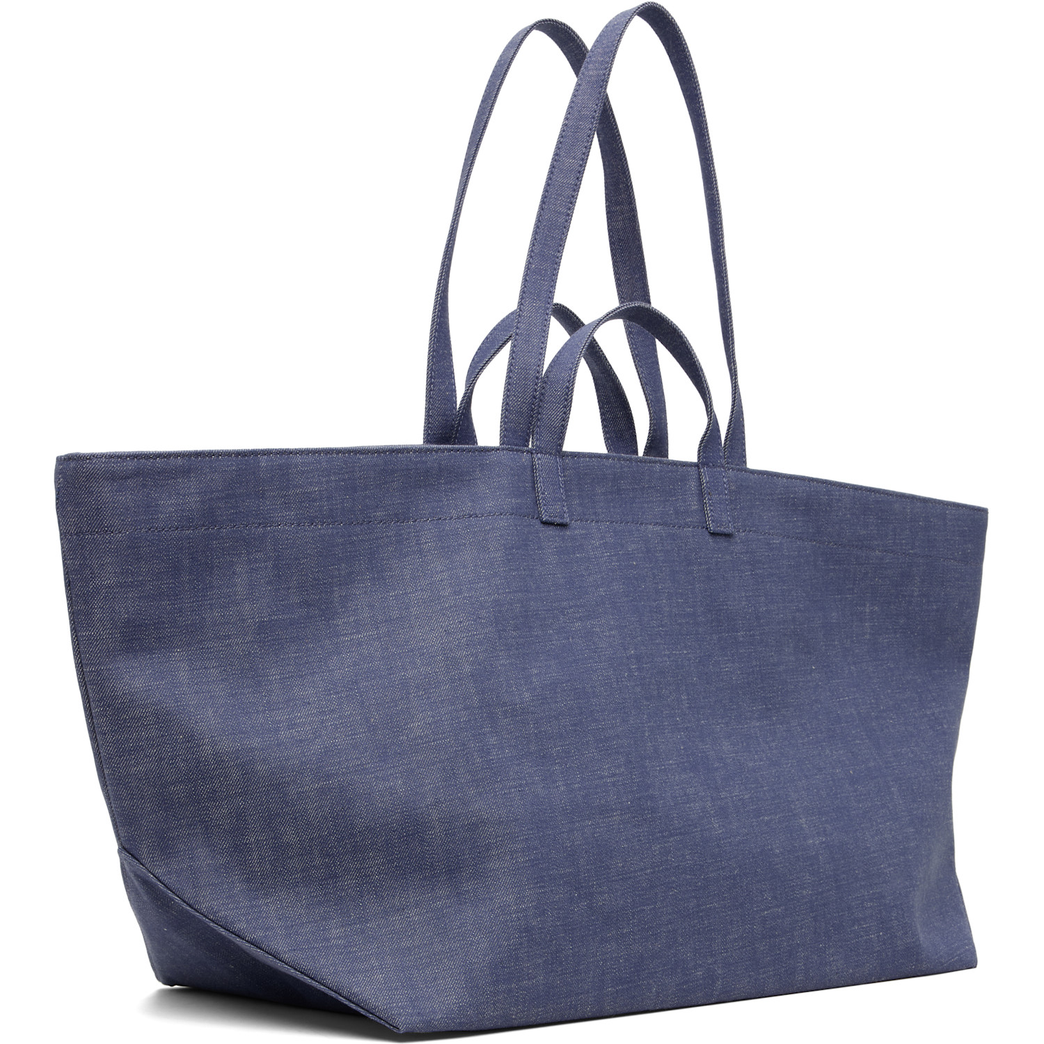  A.p.c. Blue 'le Drummer' Toile Tote 