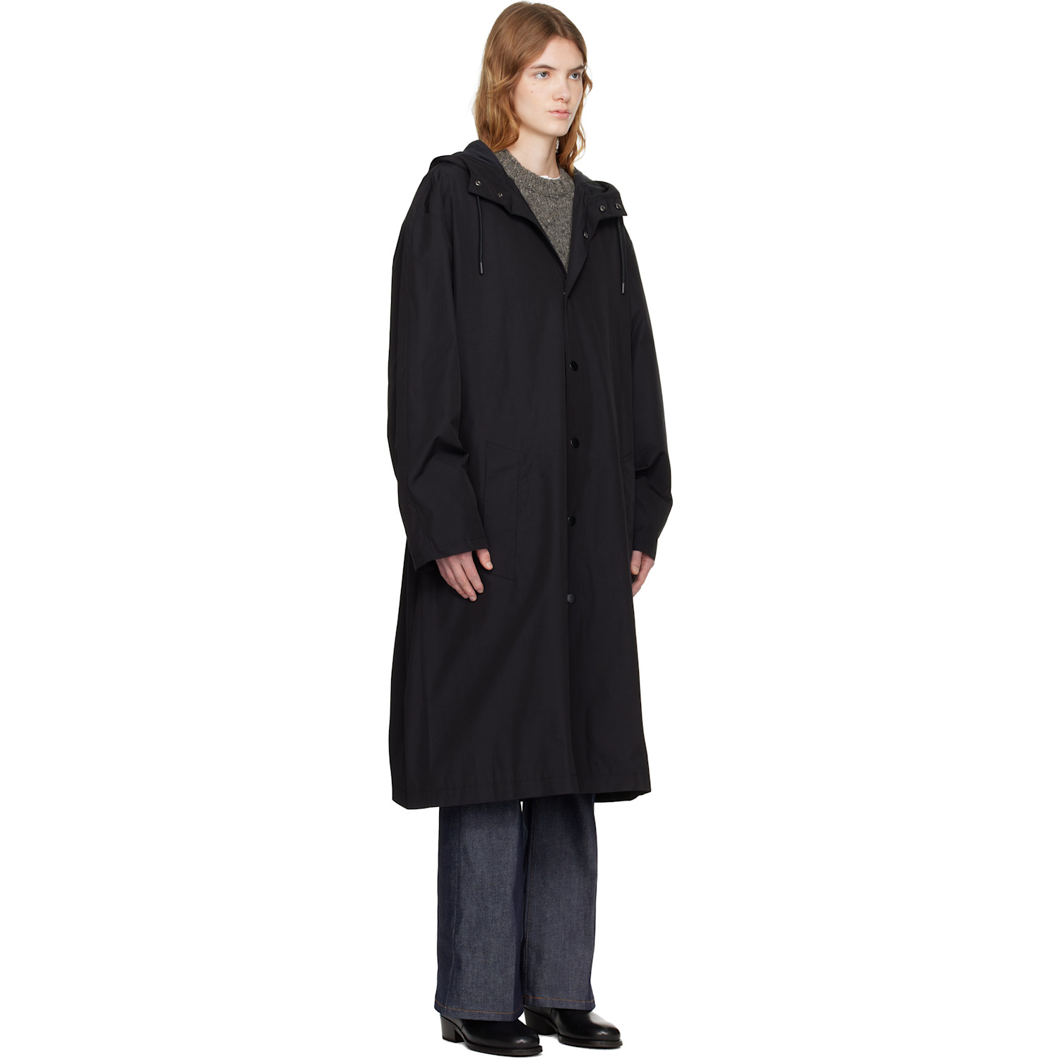  A.p.c. Black Long Parka 