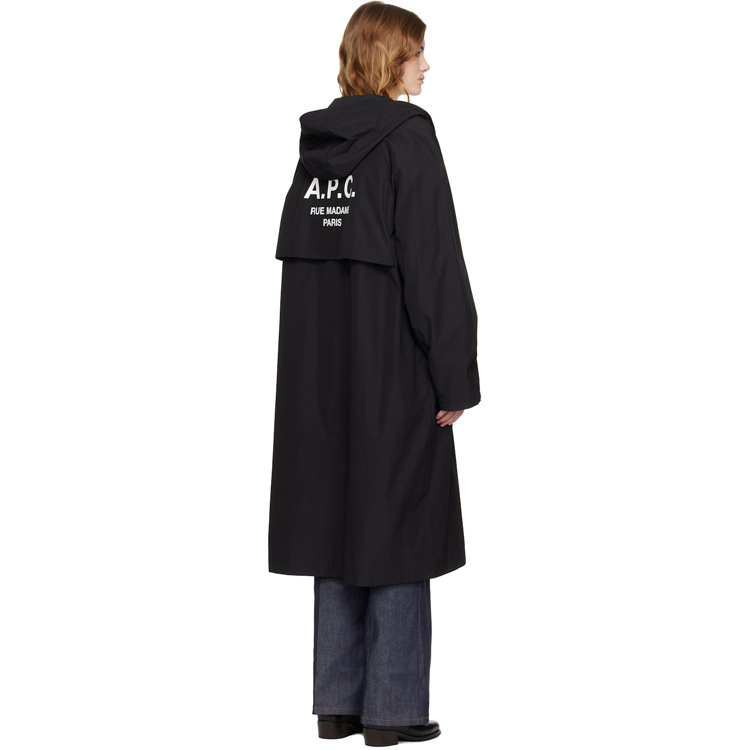  A.p.c. Black Long Parka 