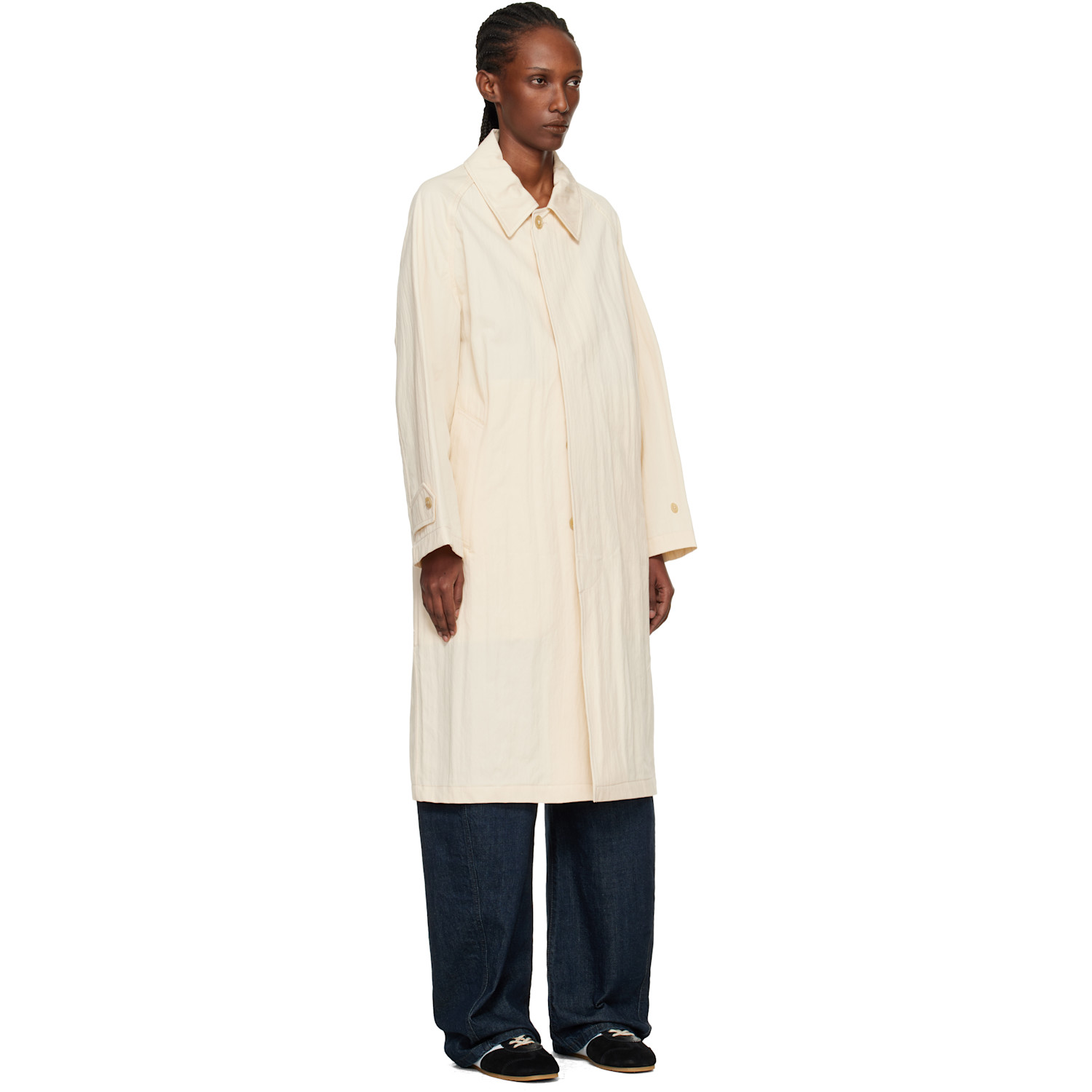  A.p.c. Beige Amy Mac Trench Coat 