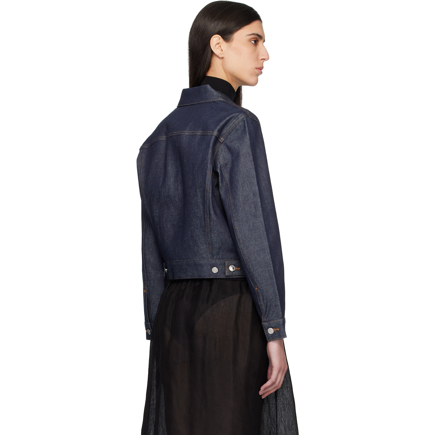 A.p.c. Navy Dion Denim Jacket 