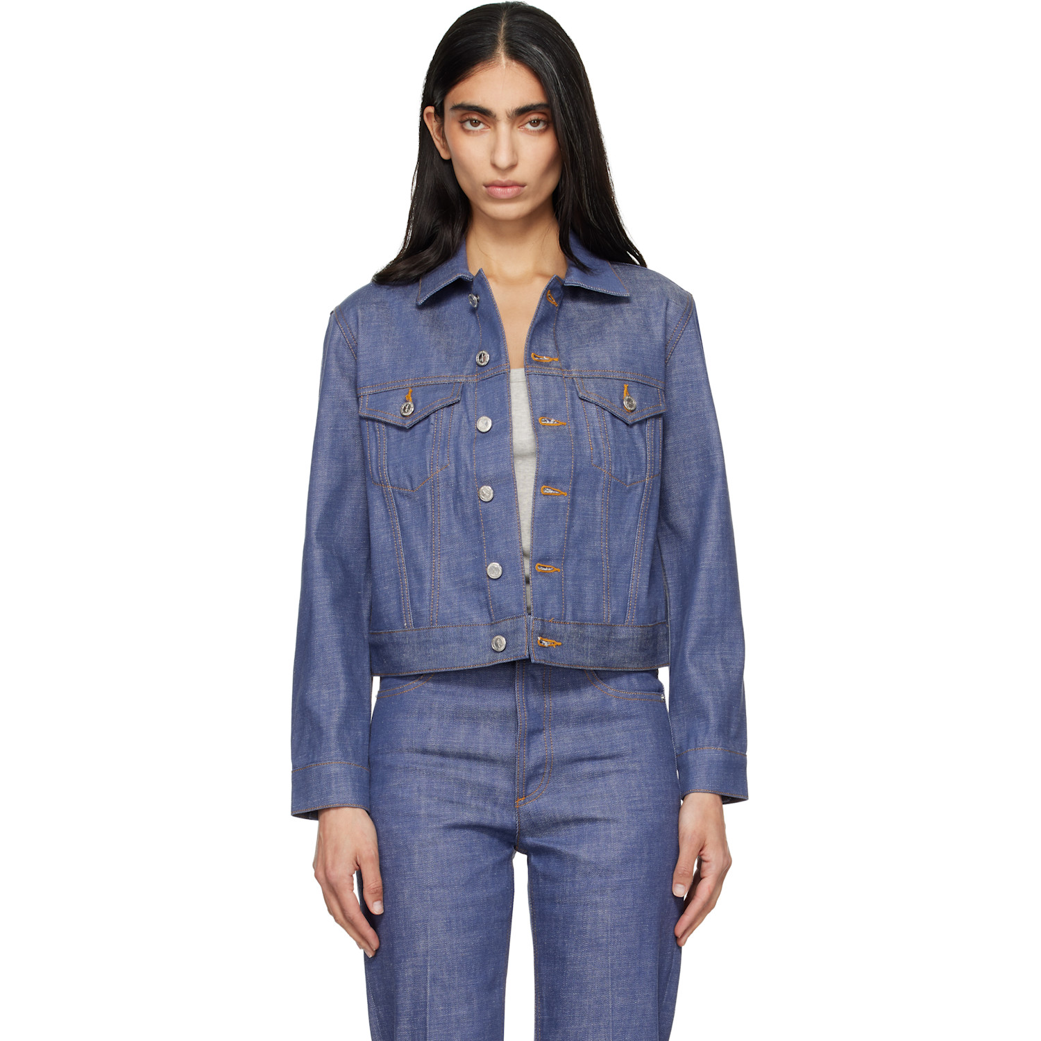 A.P.C. Blue Dion Denim Jacket