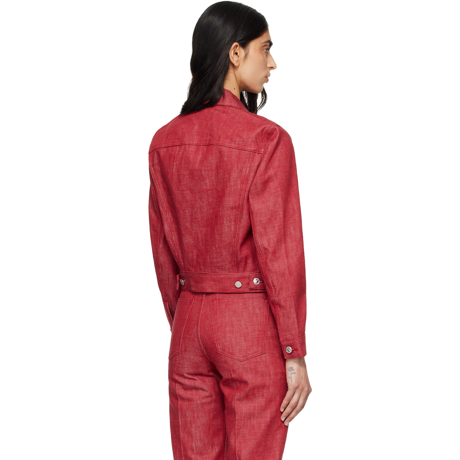  A.p.c. Red Dion Denim Jacket 