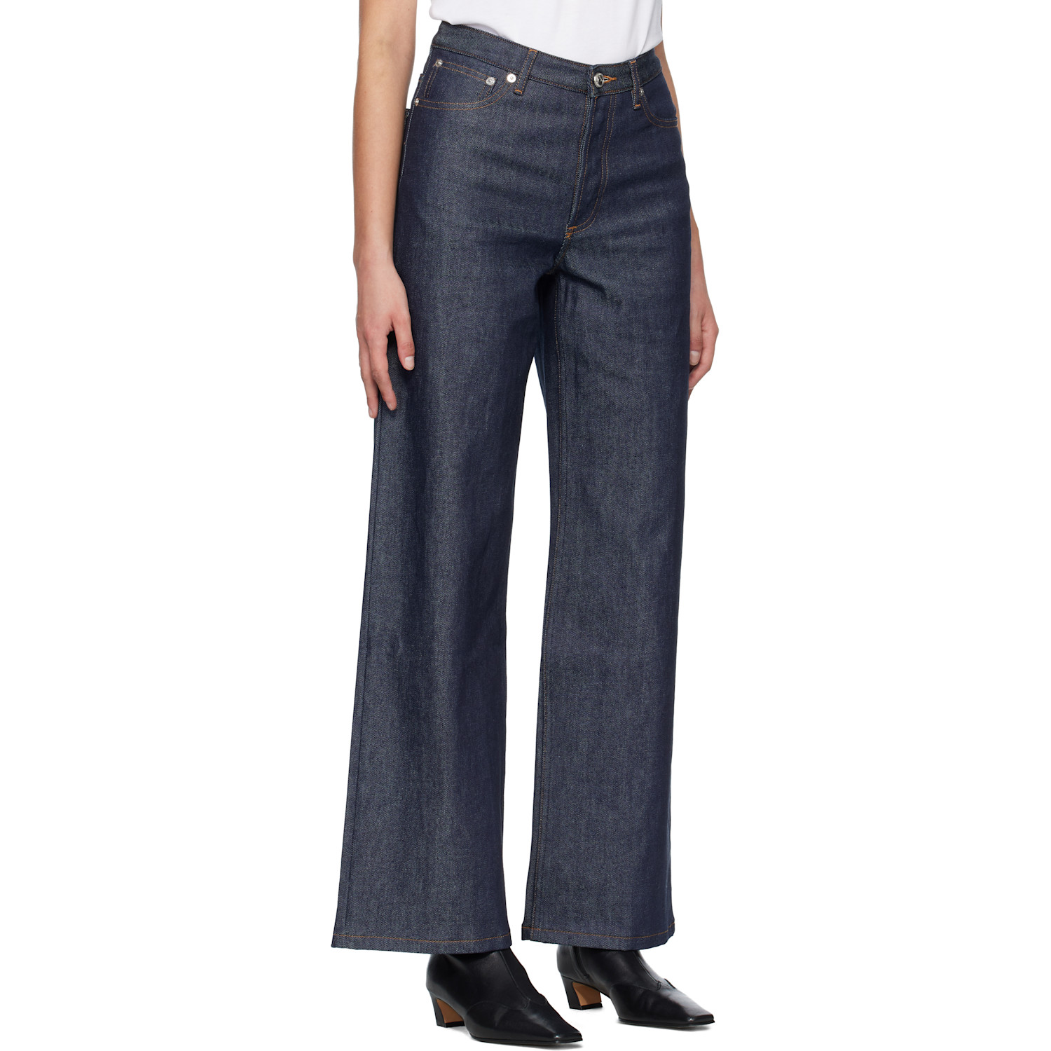  A.p.c. Navy Elisabeth Jeans 