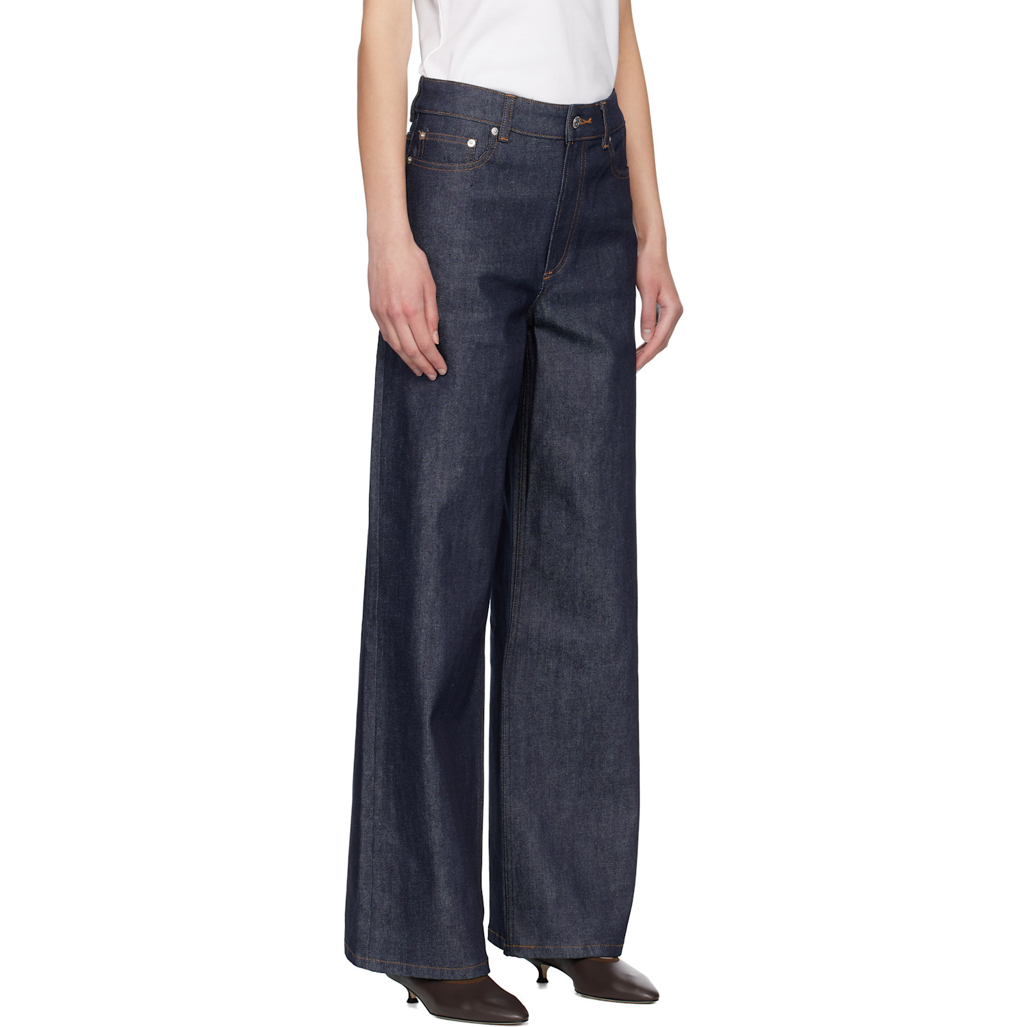  A.p.c. Navy Clyde Jeans 