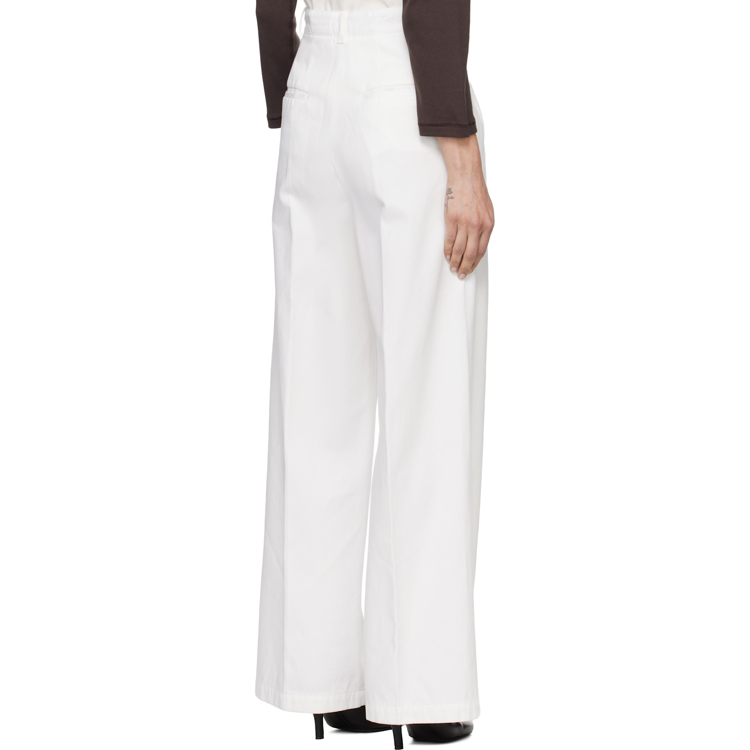  A.p.c. White Ginny Trousers 