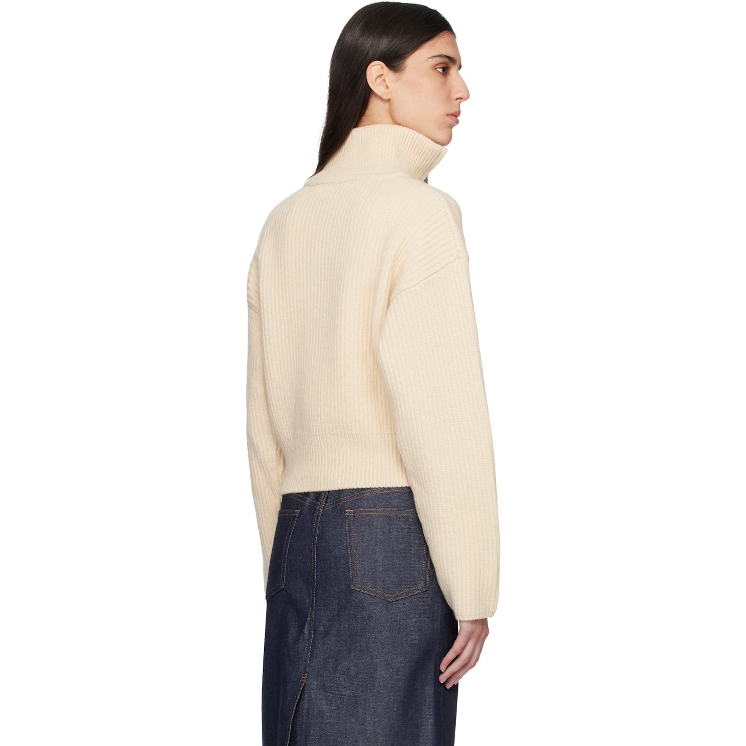  A.p.c. Off-white Wide-rib Sweater 