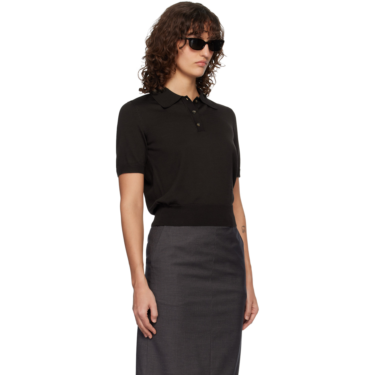  A.p.c. Brown Ruby Polo 