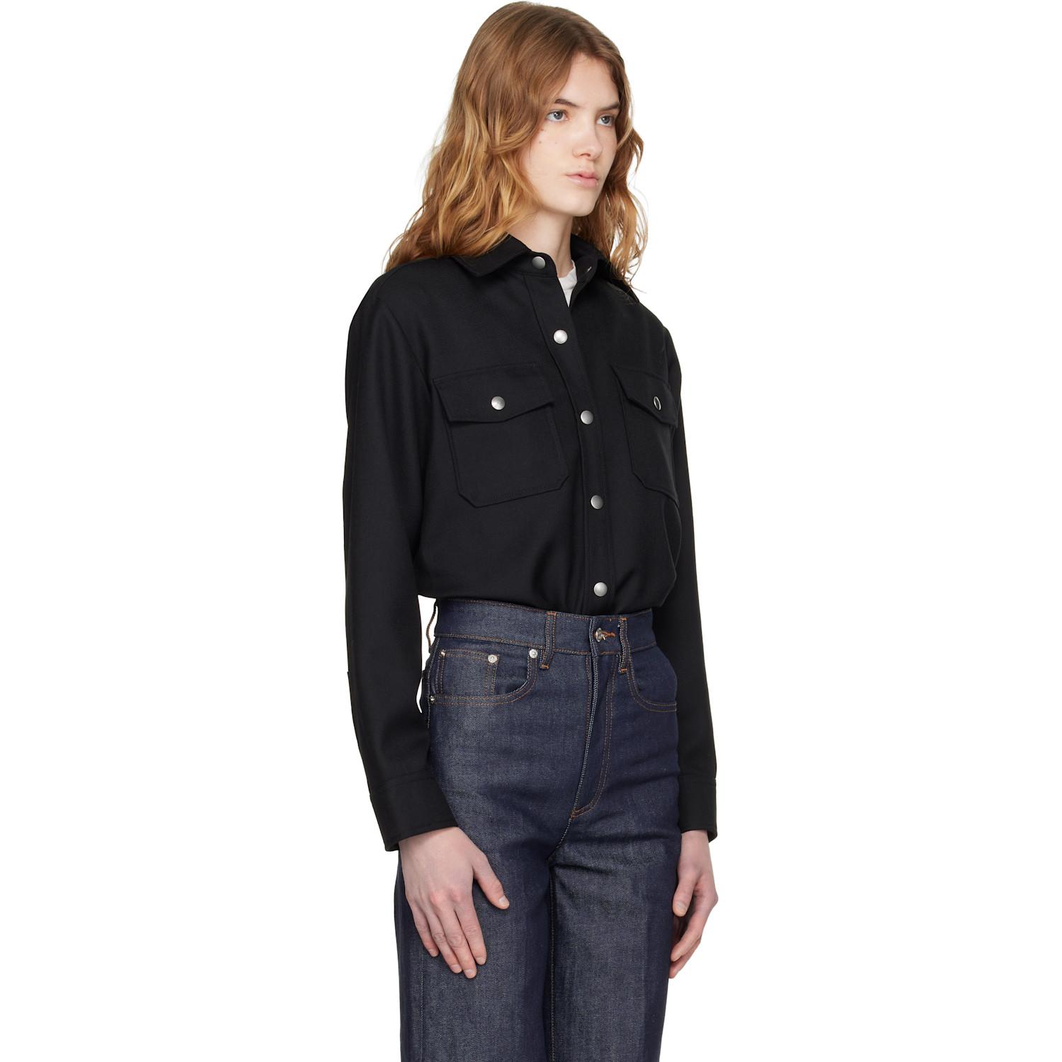  A.p.c. Black Over Shirt 
