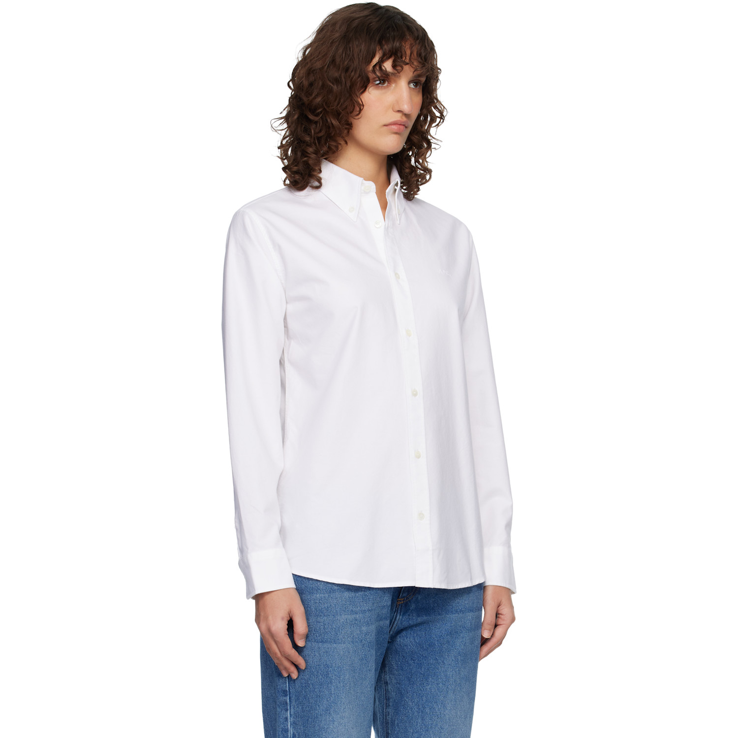  A.p.c. White Kayla Shirt 