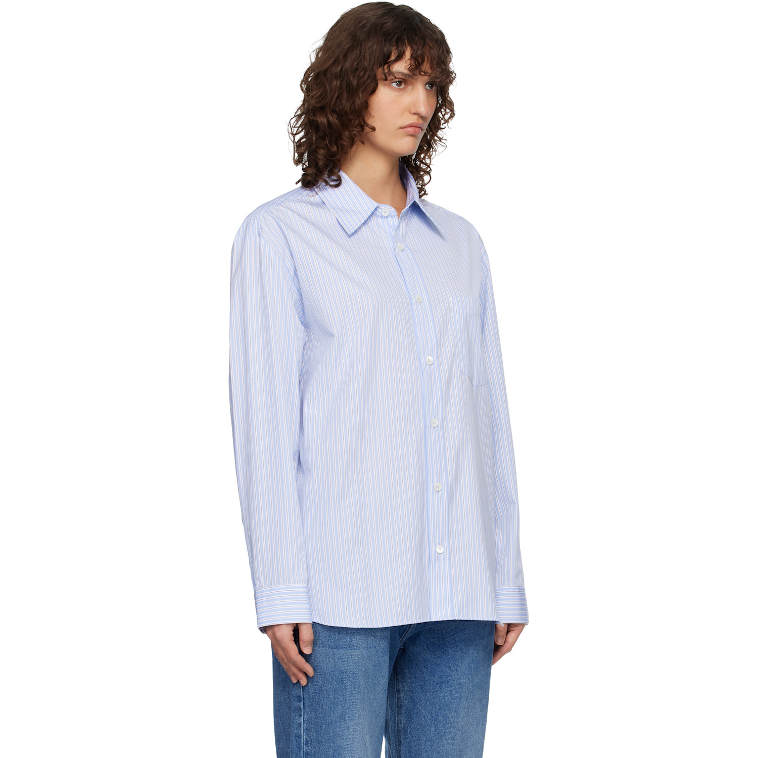  A.p.c. Blue Malaury Shirt 