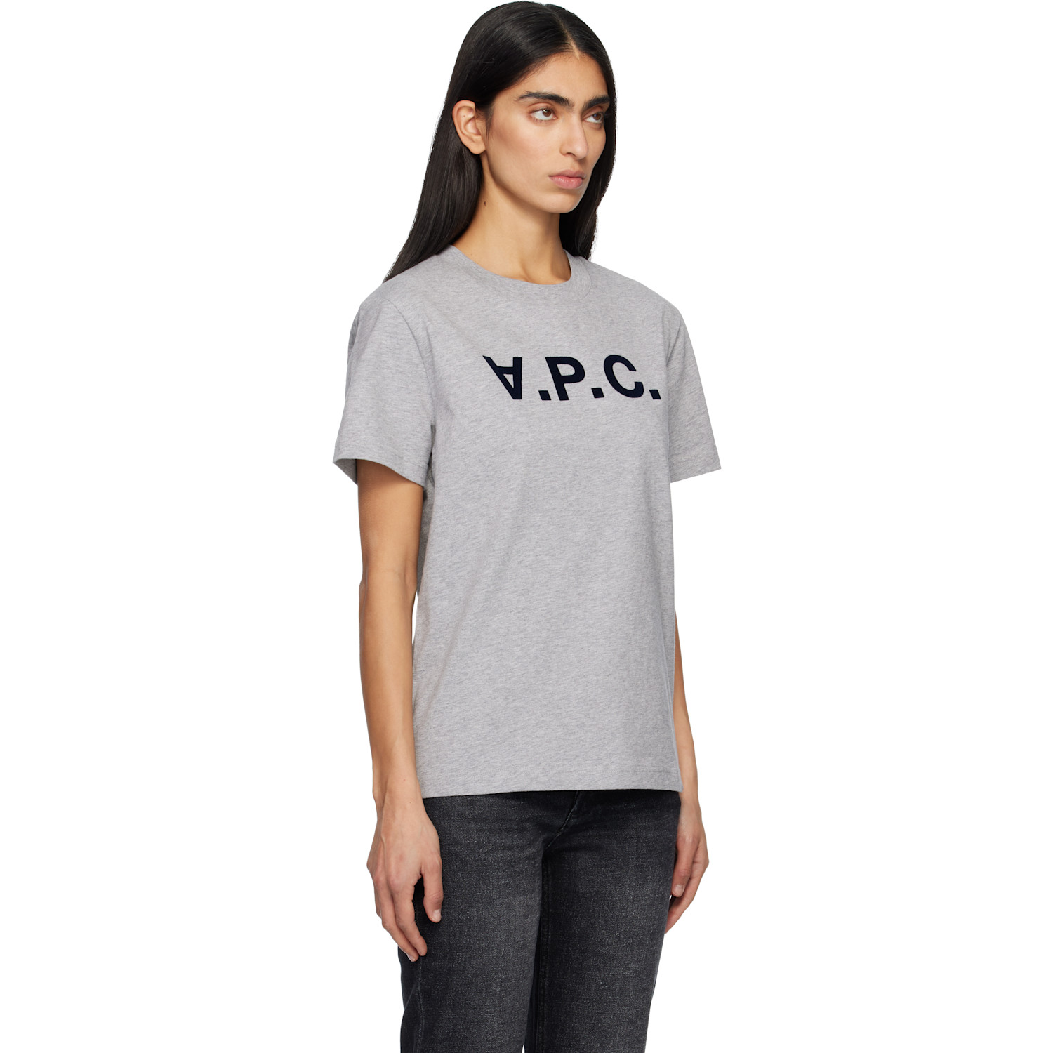  A.p.c. Gray Standard Grand 'vpc' T-shirt 