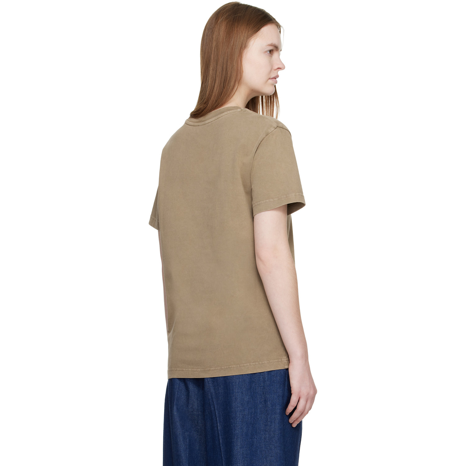  A.p.c. Khaki Standard Grand 'vpc' T-shirt 