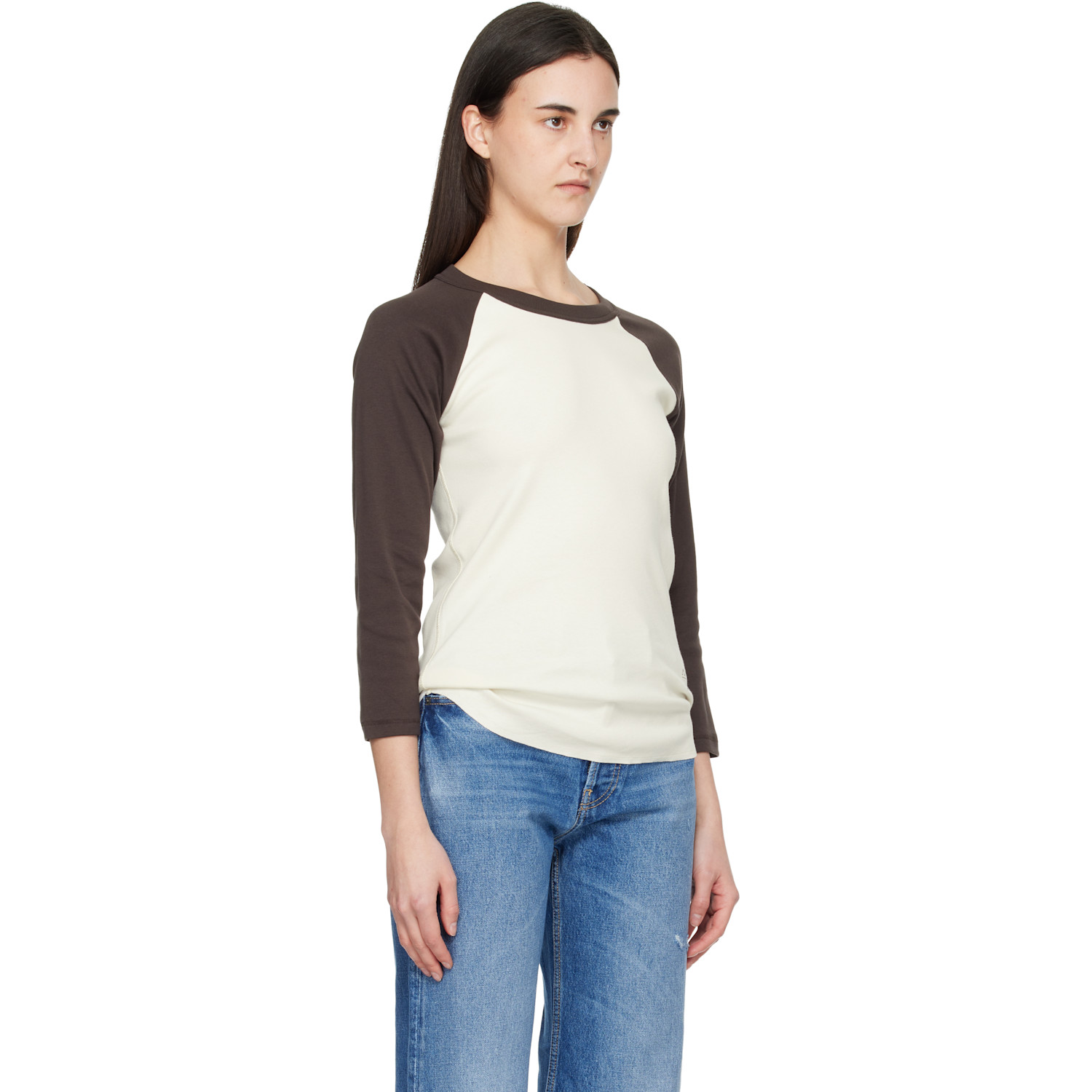  A.p.c. Off-white & Brown Clara T-shirt 
