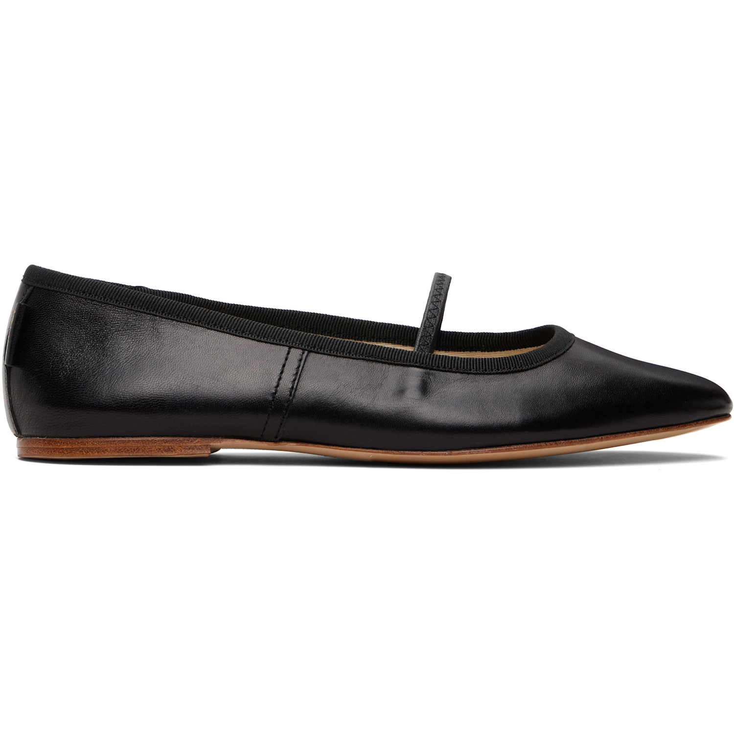 A.P.C. Black Swan Ballerina Flats