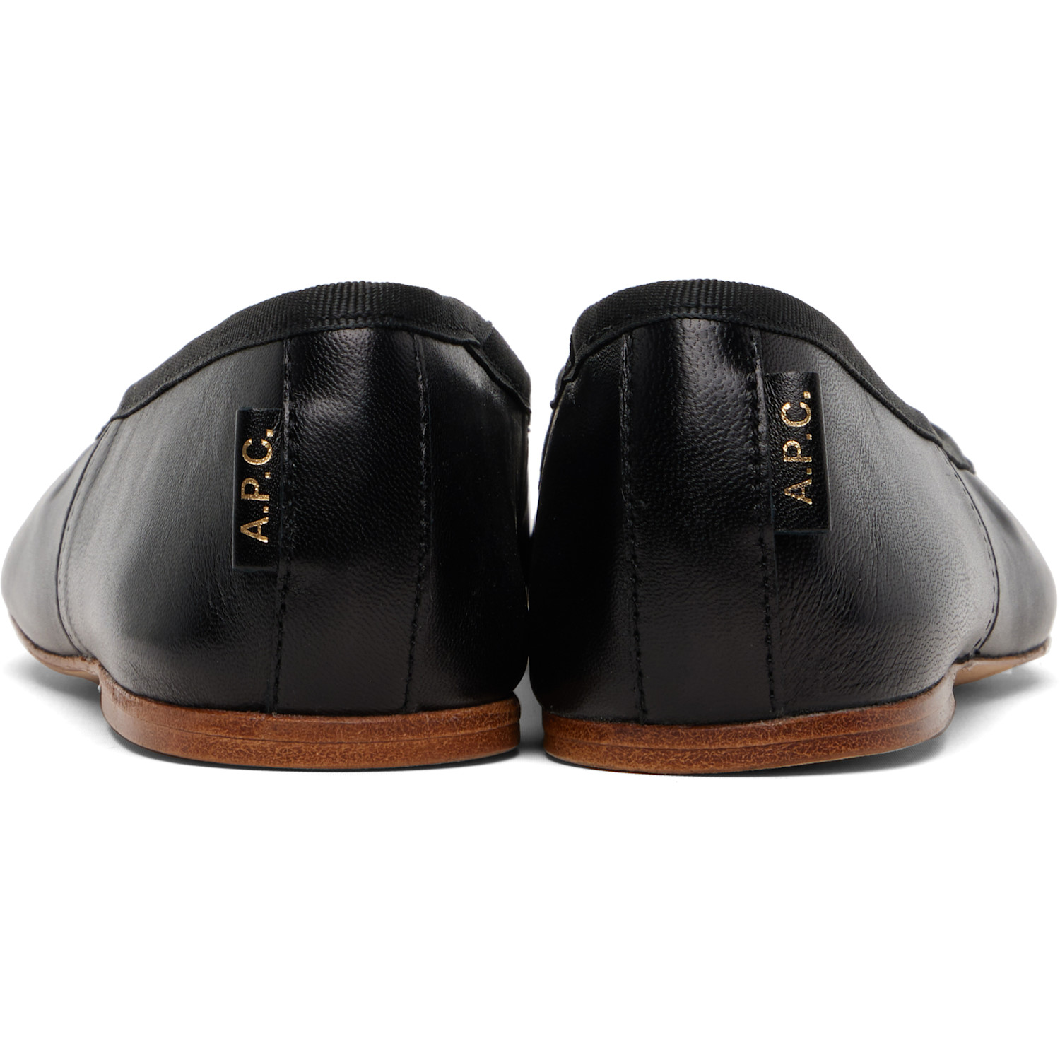  A.p.c. Black Swan Ballerina Flats 