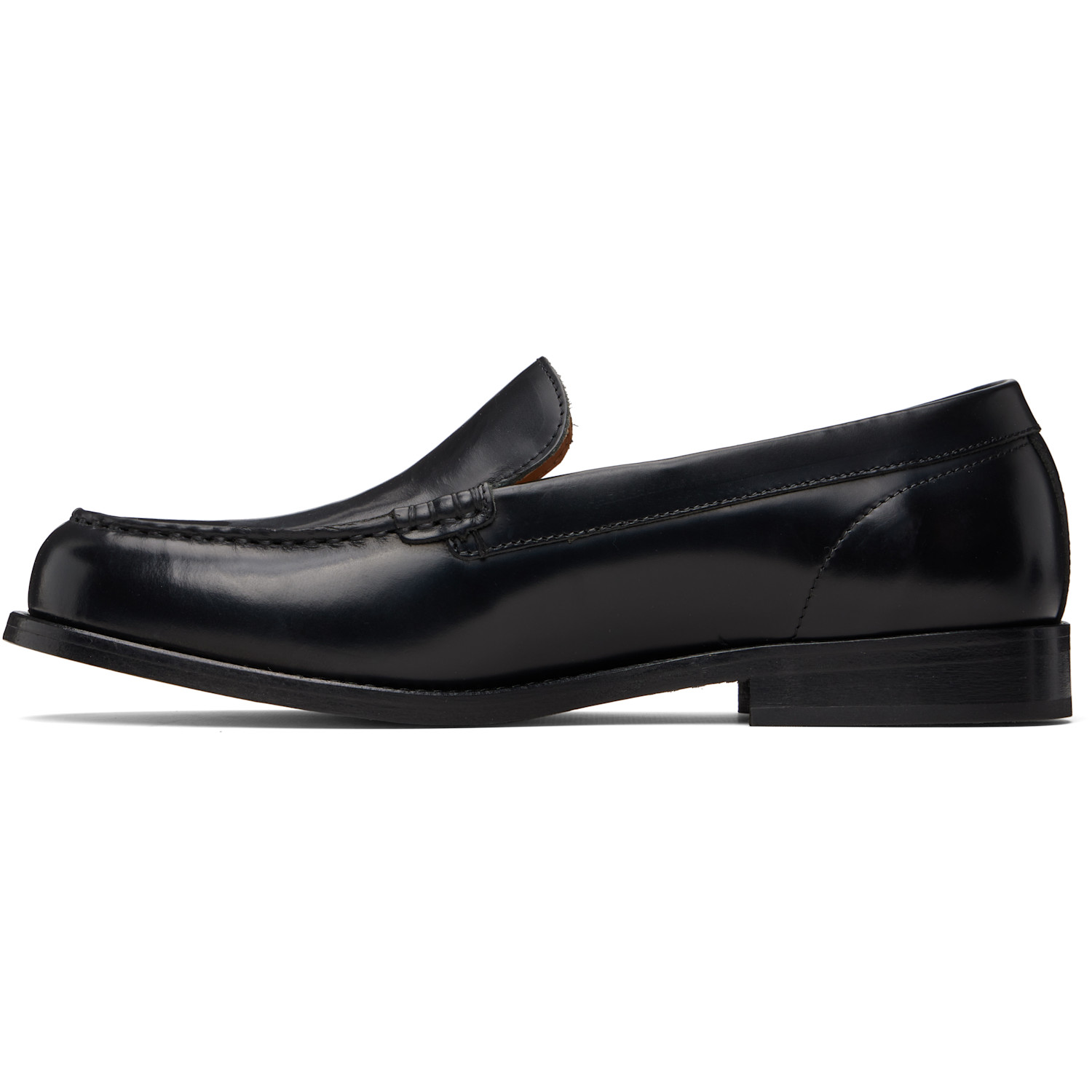  A.p.c. Black Moc Loafers 