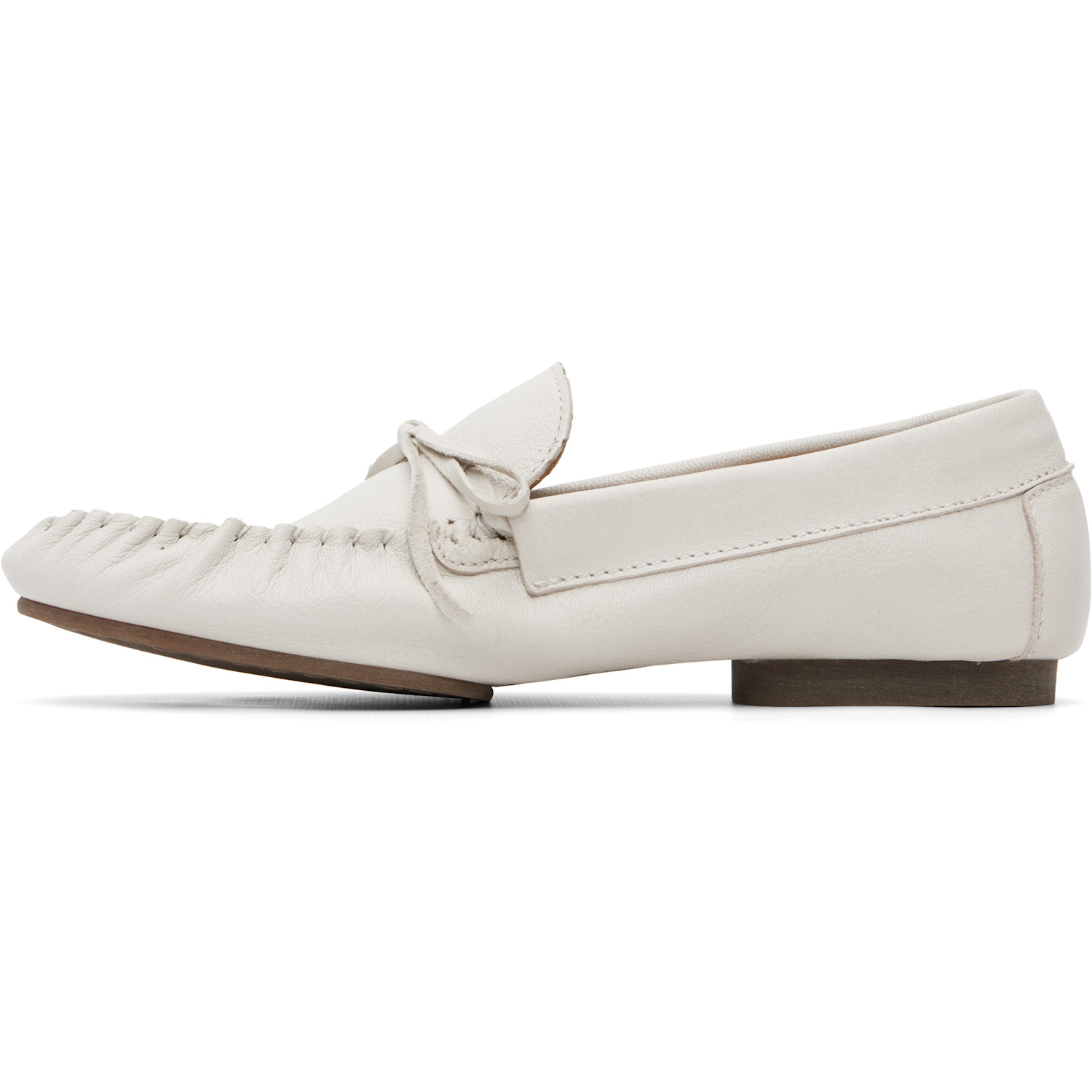  A.p.c. White 'les Mocassins Souples' Loafers 