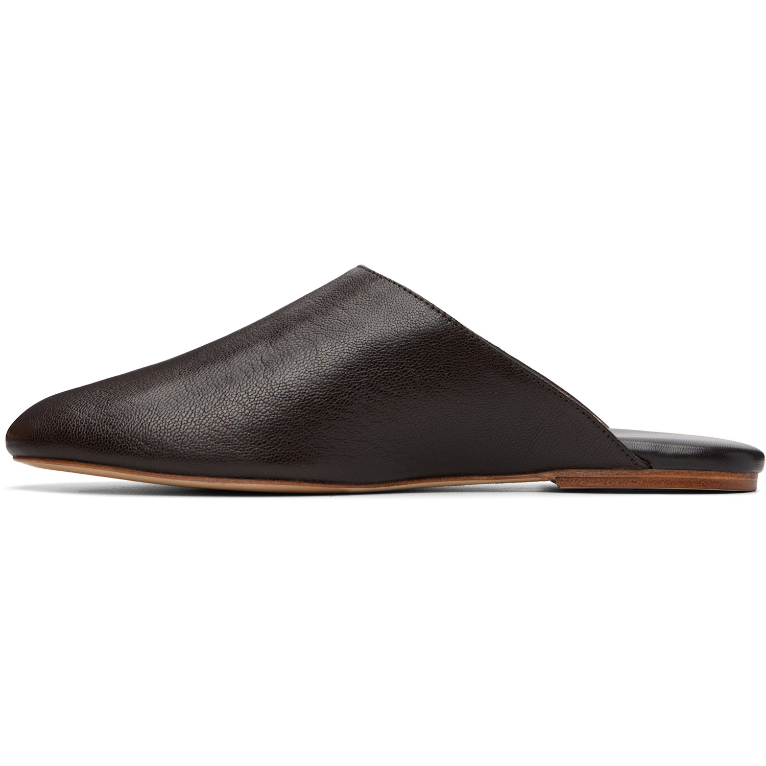  A.p.c. Brown 'les Mules' Slip-on Loafers 