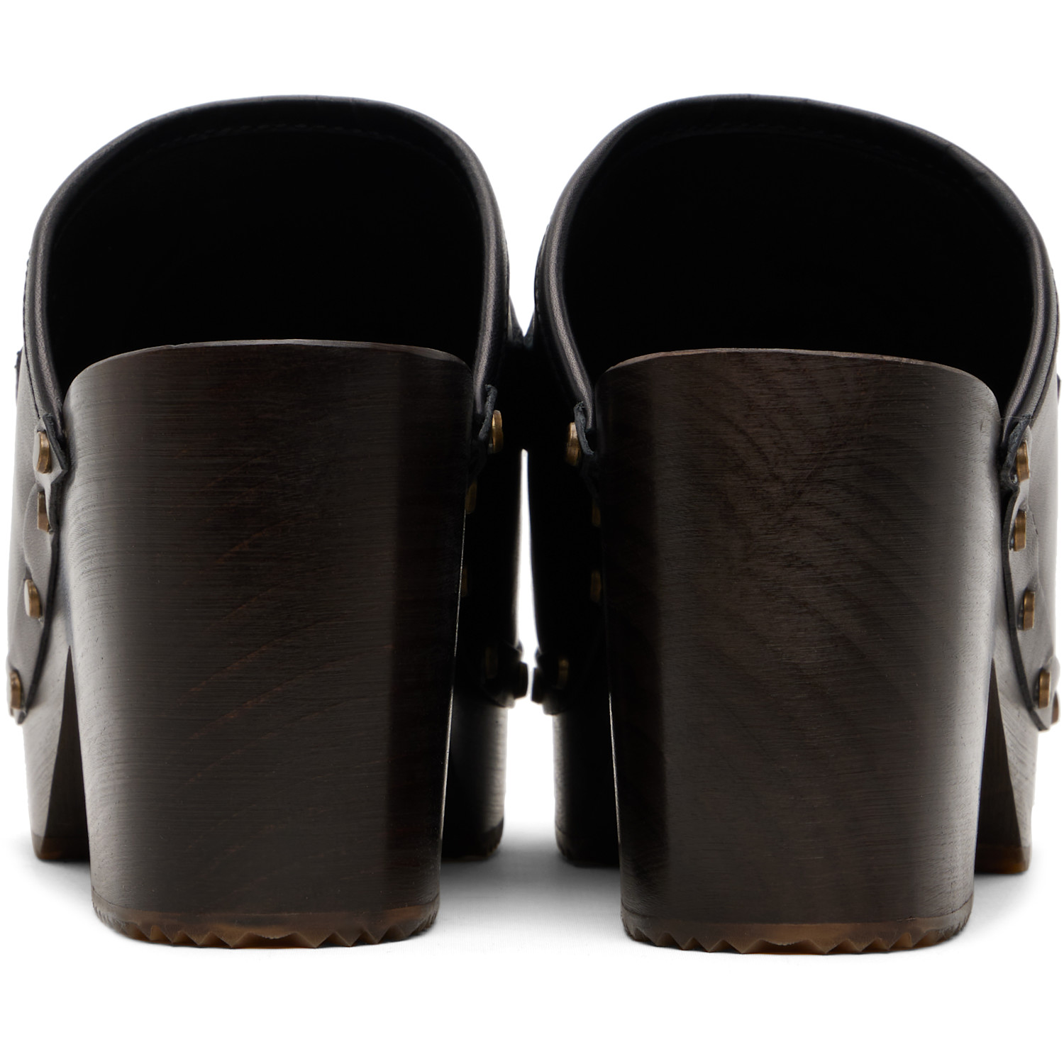  A.p.c. Black 'les Sabots' Heels 
