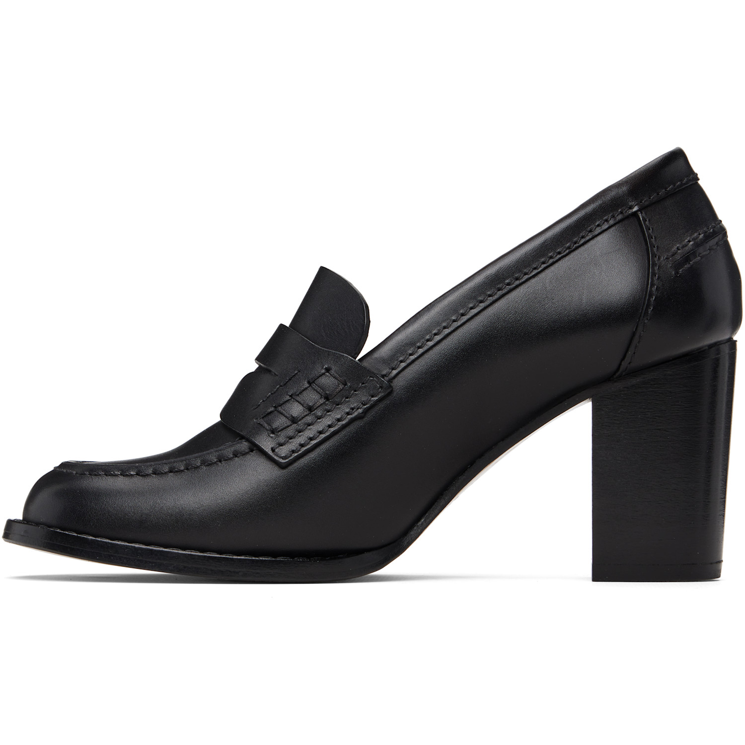  A.p.c. Black Moc Heels 