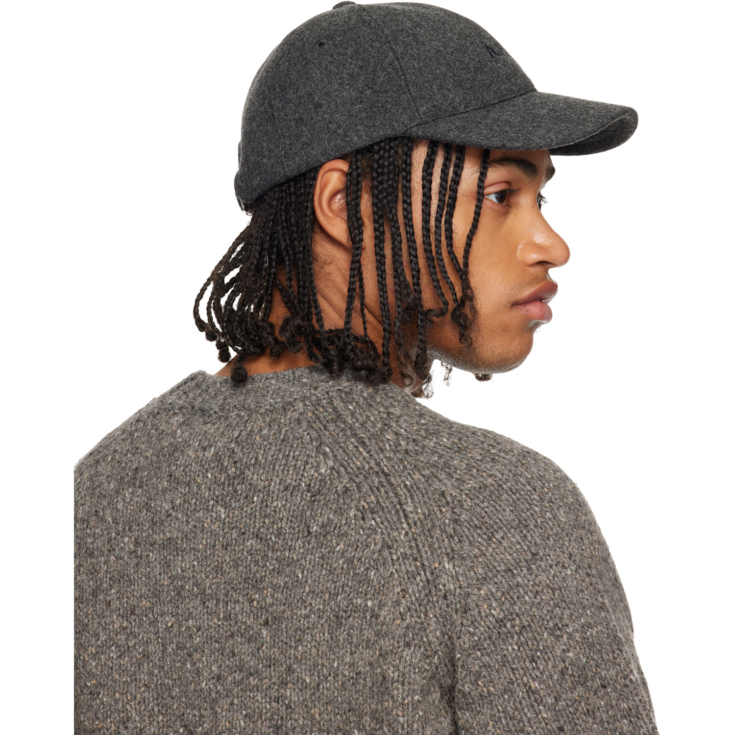 A.p.c. Gray Charlie Baseball Cap 