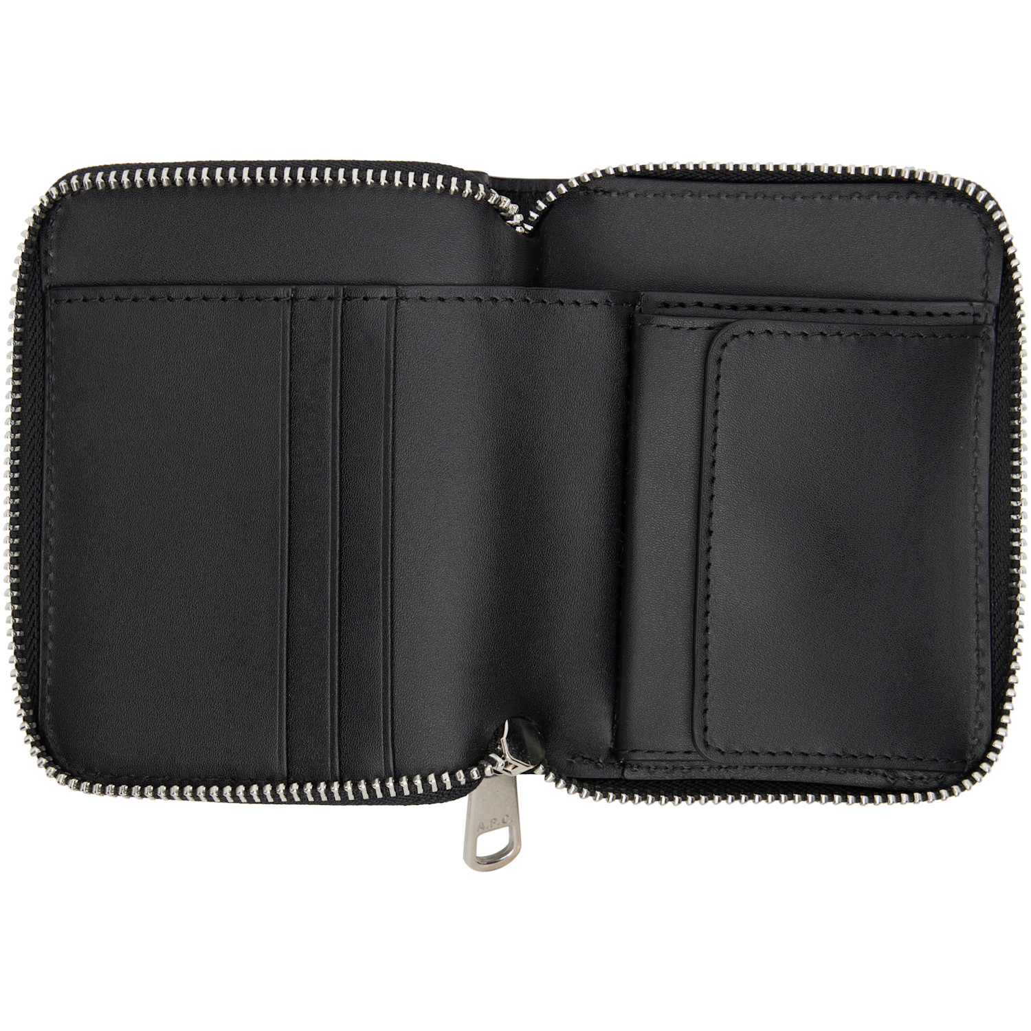  A.p.c. Black Chelsea Zip Wallet 