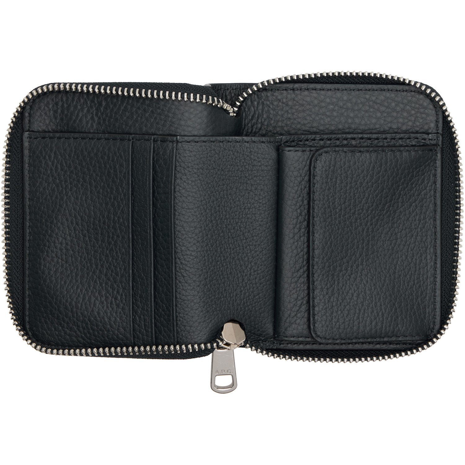  A.p.c. Black Chelsea Zip Wallet 
