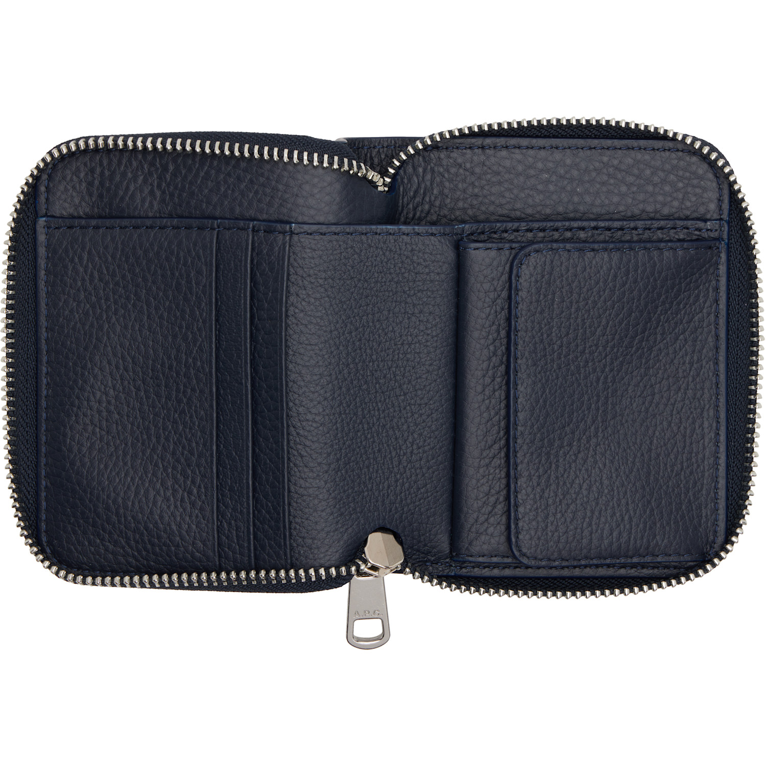  A.p.c. Navy Chelsea Zip Wallet 