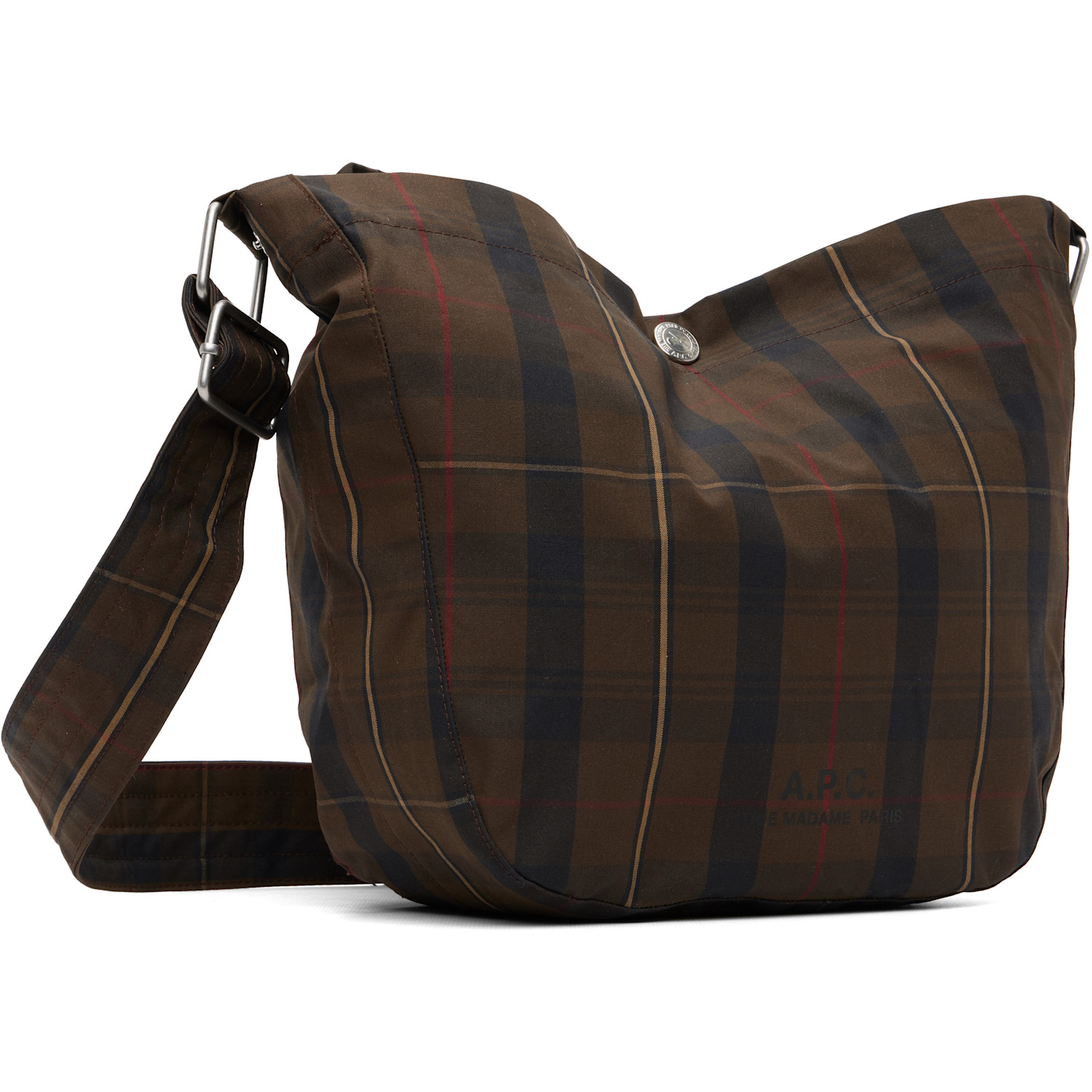  A.p.c. Brown Journal Small Satchel Bag 
