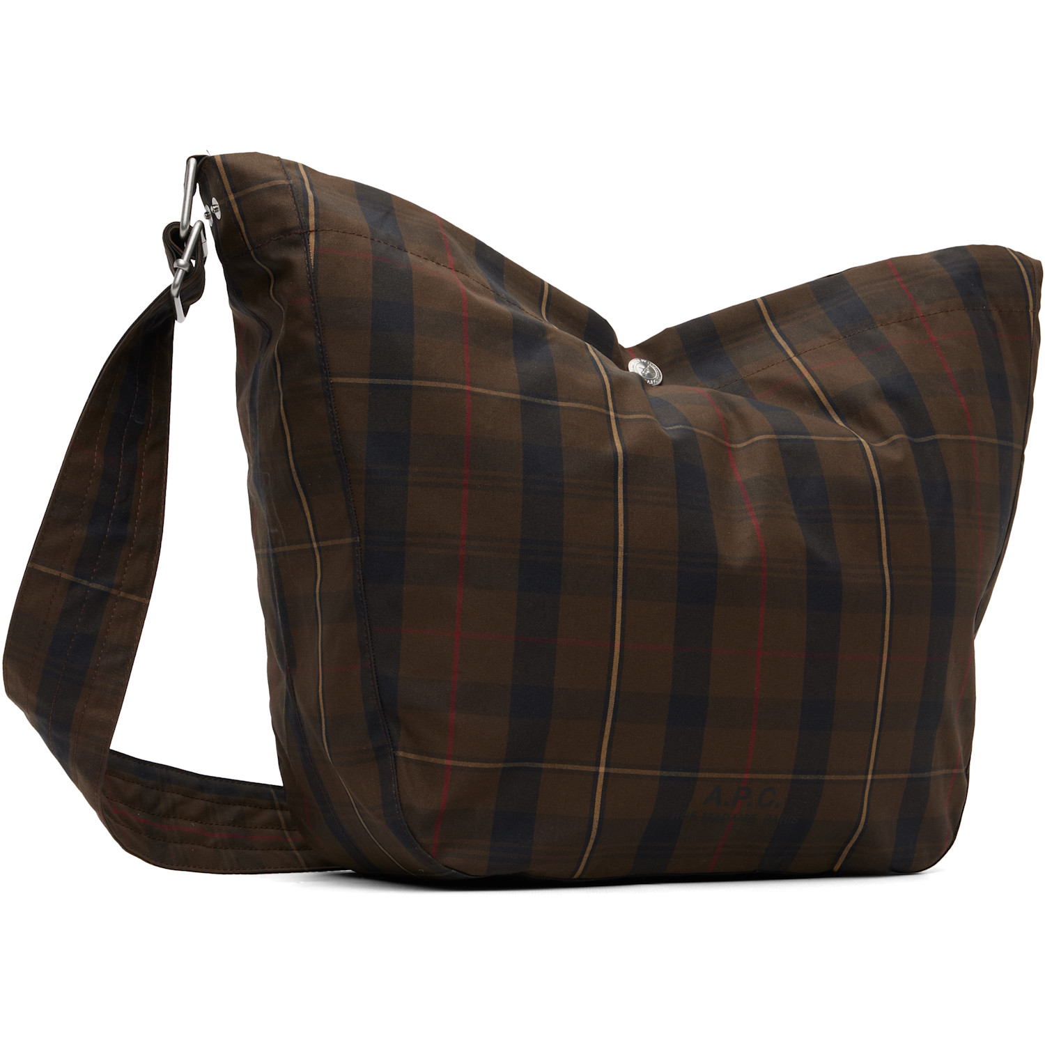  A.p.c. Brown Journal Satchel Bag 