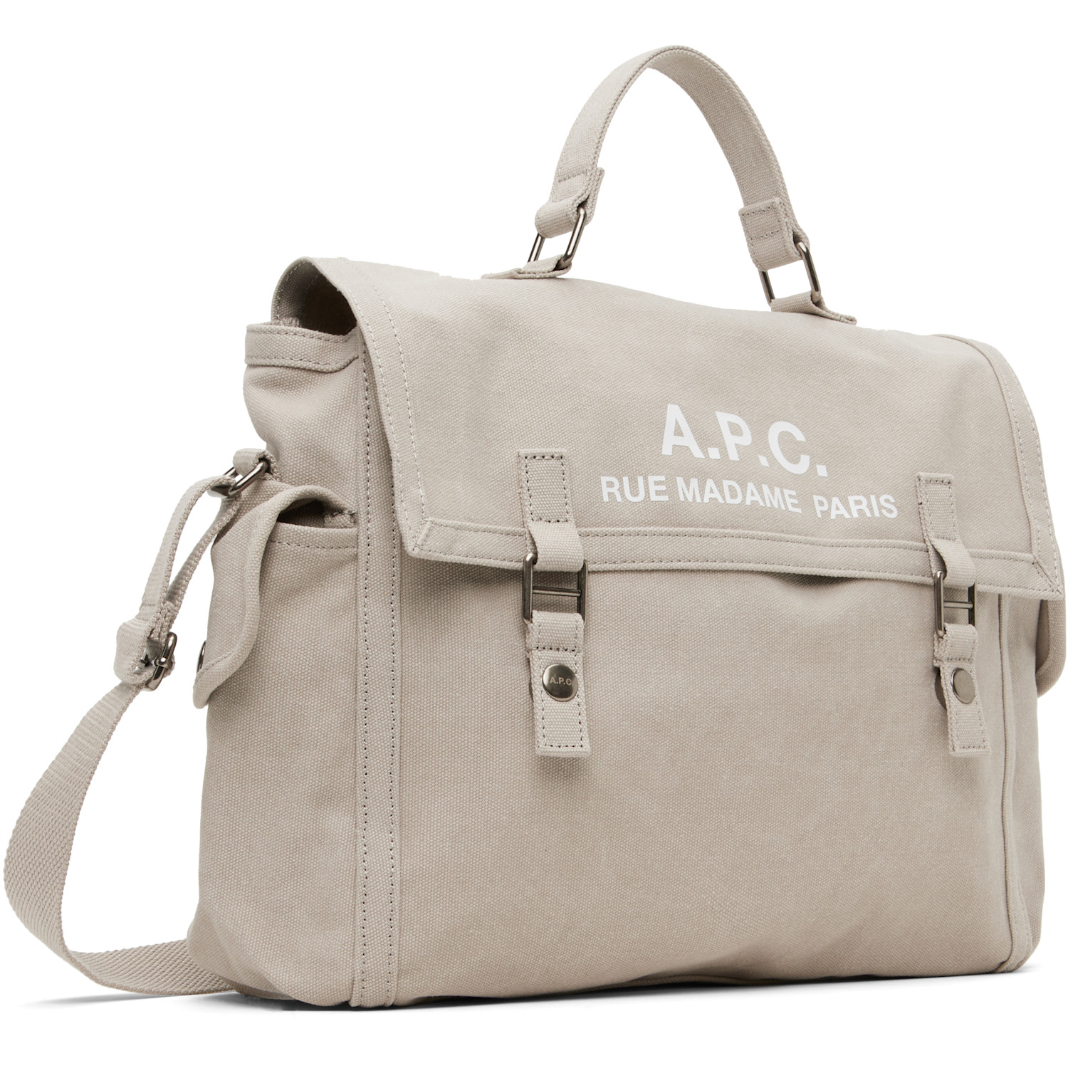  A.p.c. Gray Recuperation Satchel 