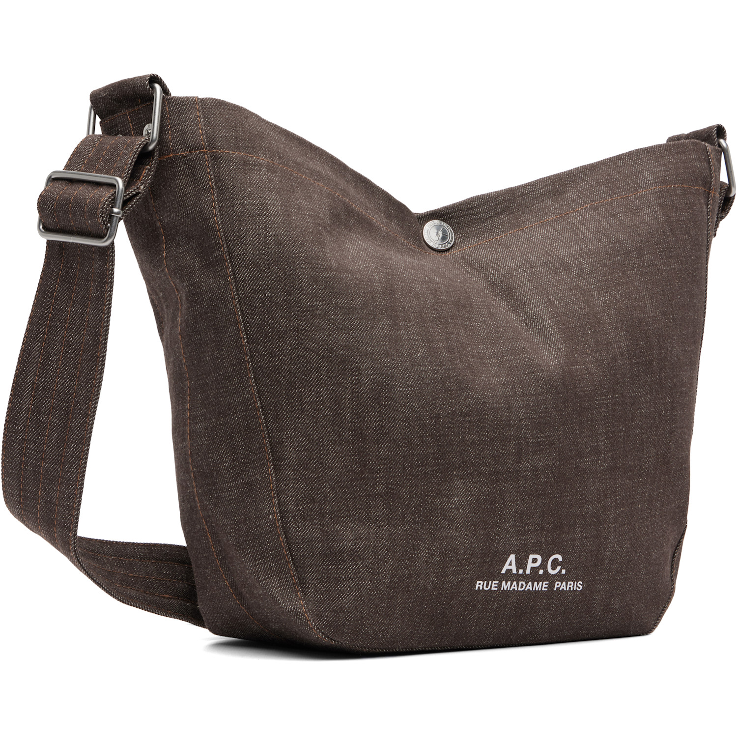  A.p.c. Brown Journal Small Satchel 