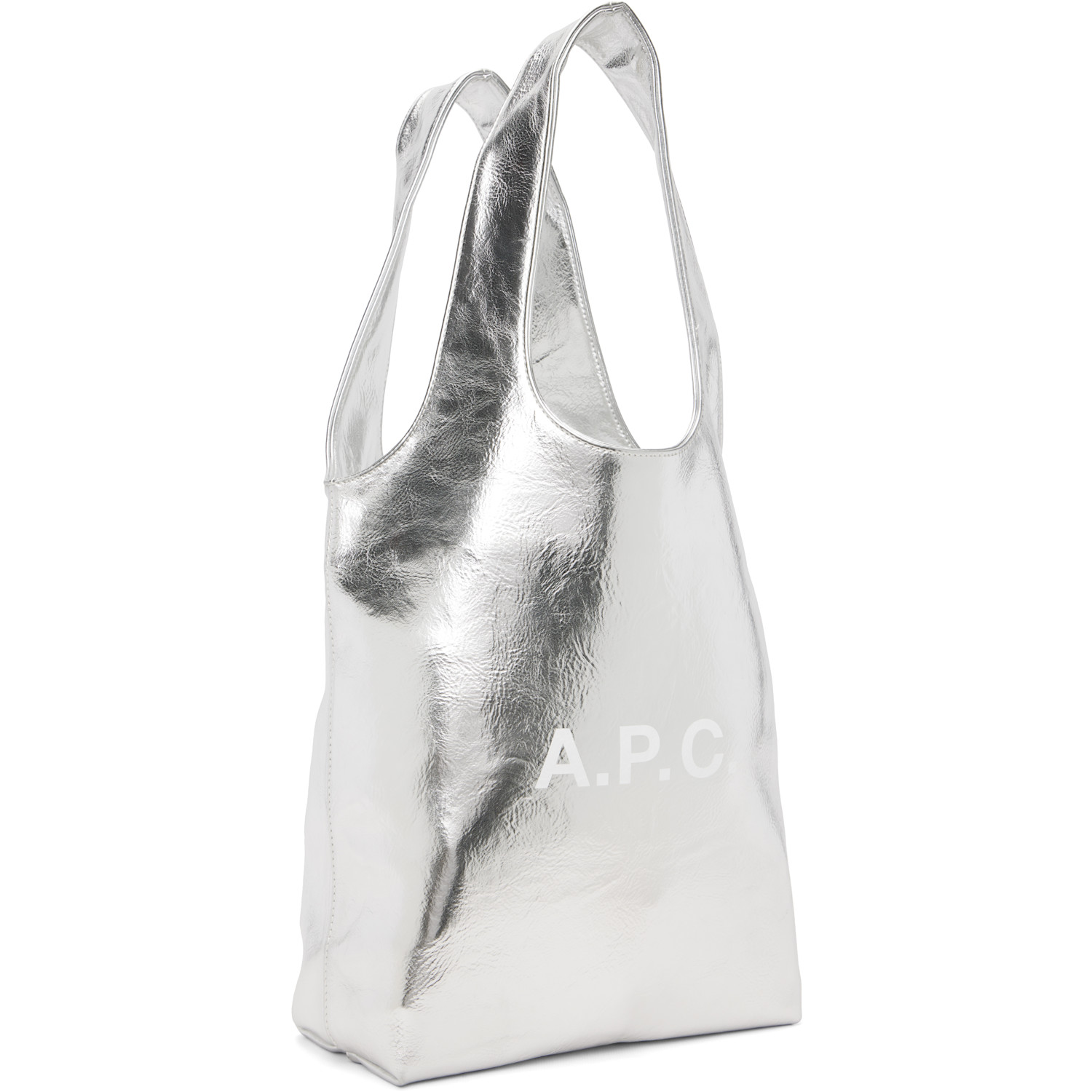  A.p.c. Silver Ninon Small Tote 