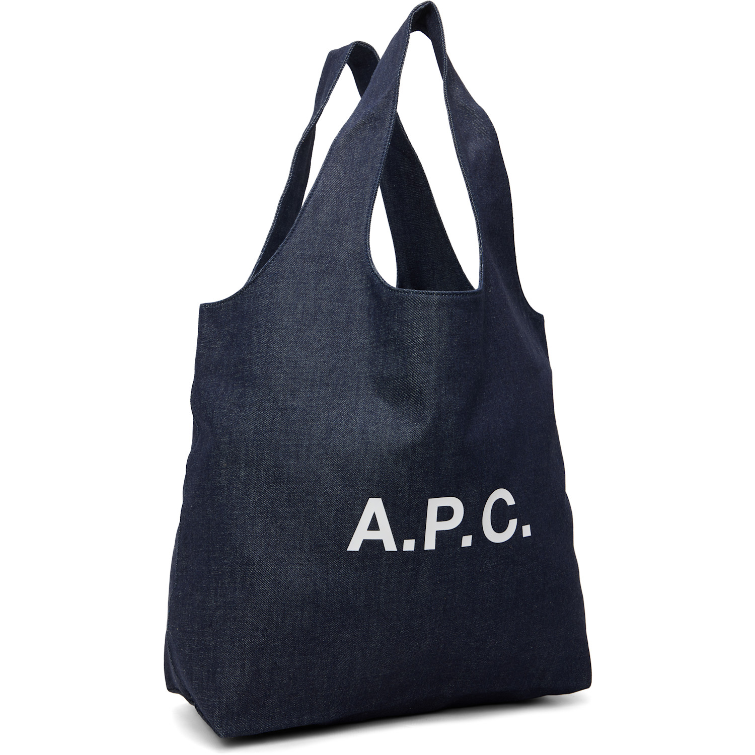  A.p.c. Navy Ninon Denim Tote 