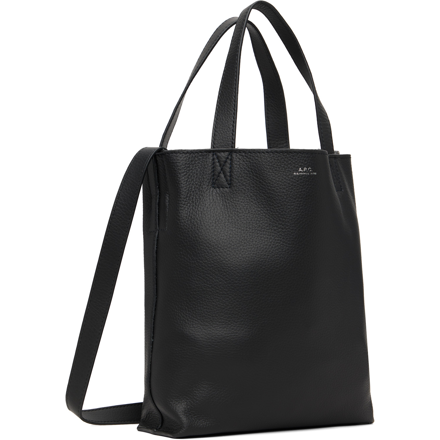  A.p.c. Black Maiko Small Shopping Tote 