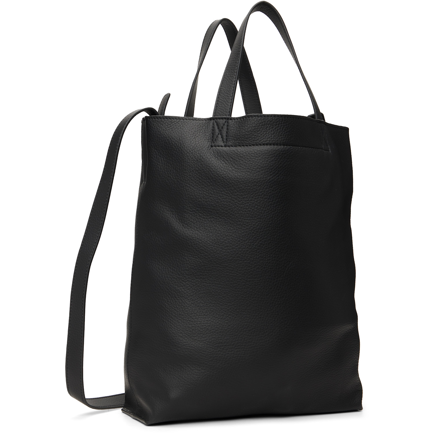  A.p.c. Black Maiko Medium Shopping Tote 